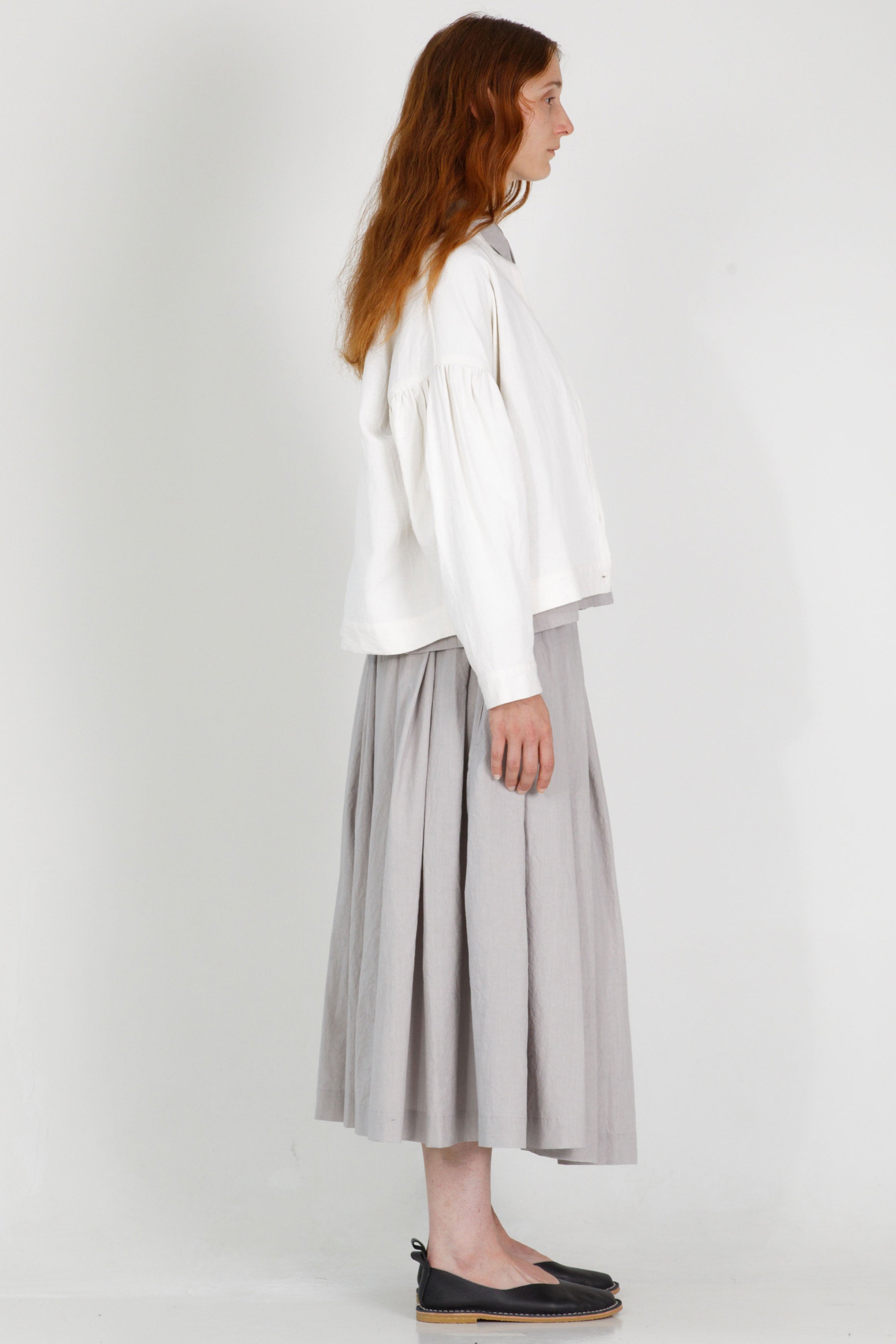 skirt solange light gray