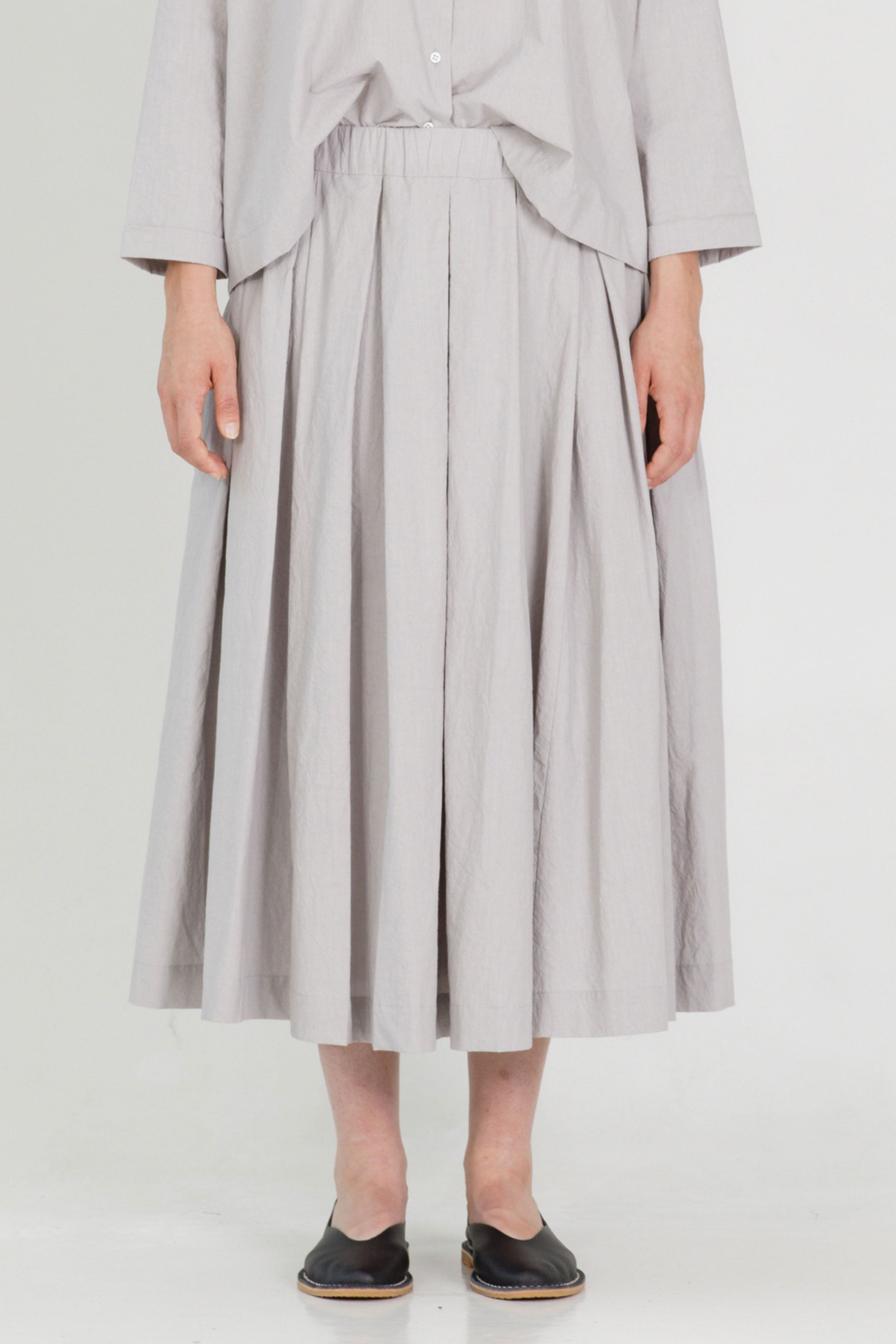 skirt solange light gray