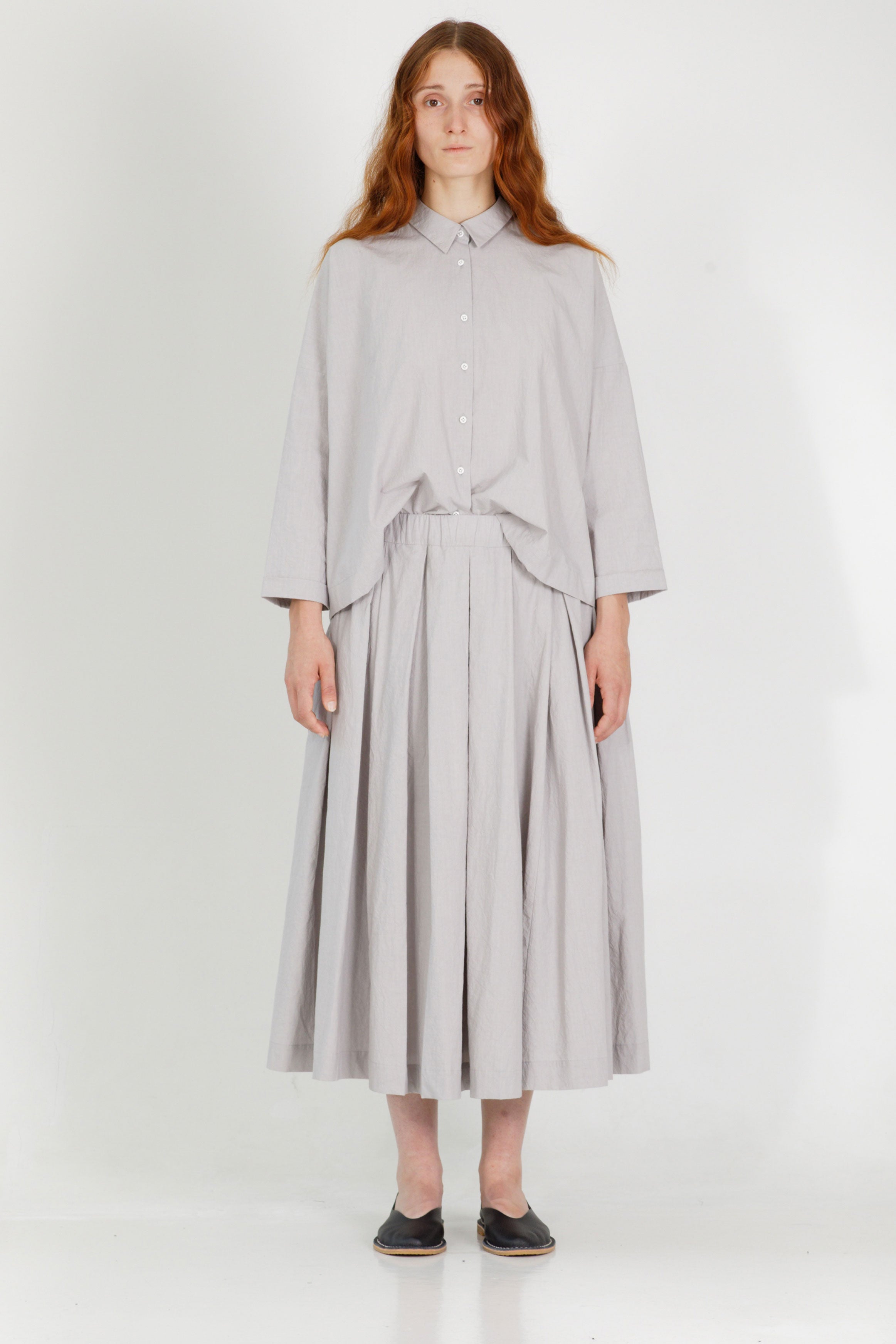 skirt solange light gray