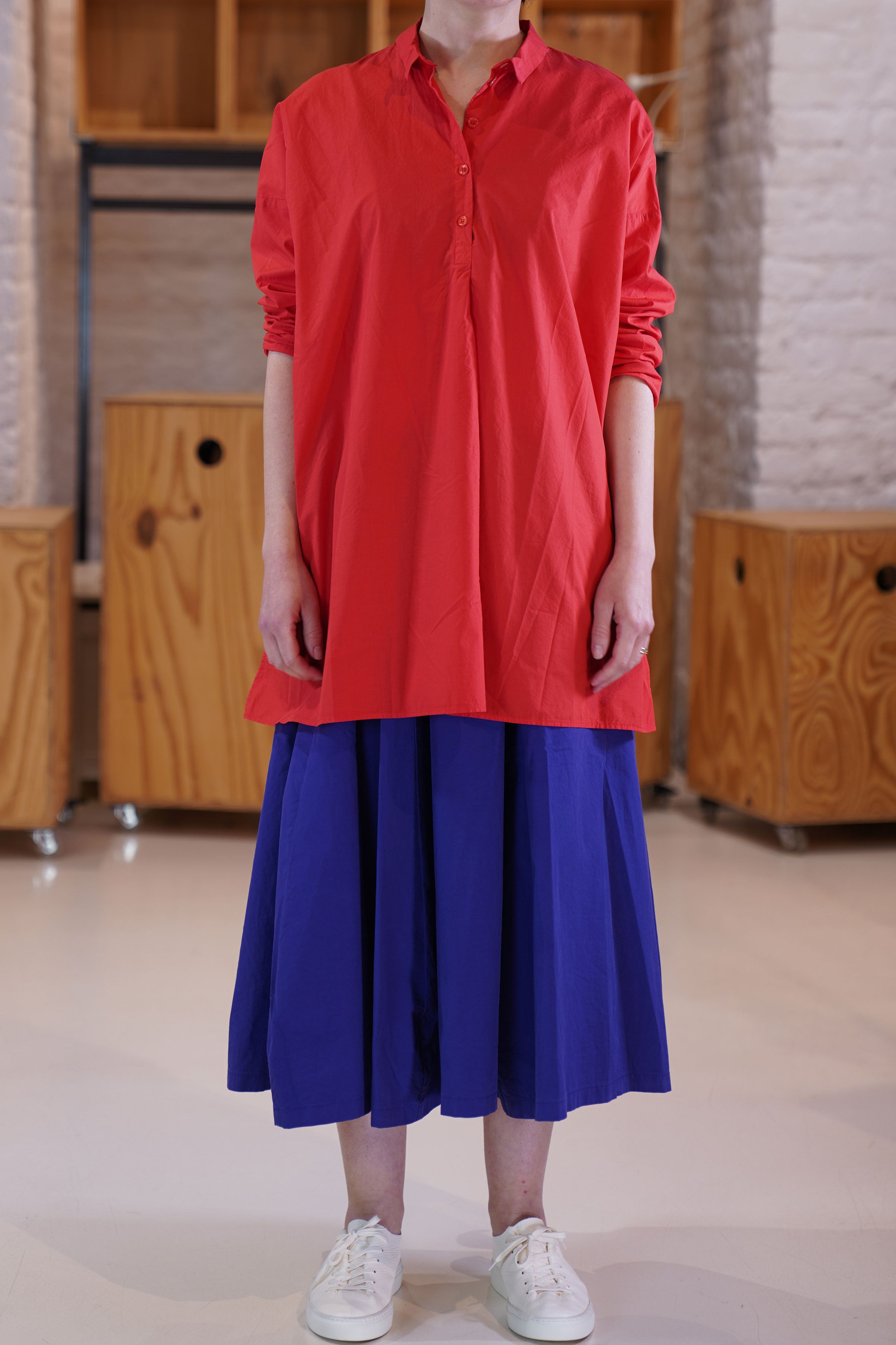 6593 chemise oversize andi red rock