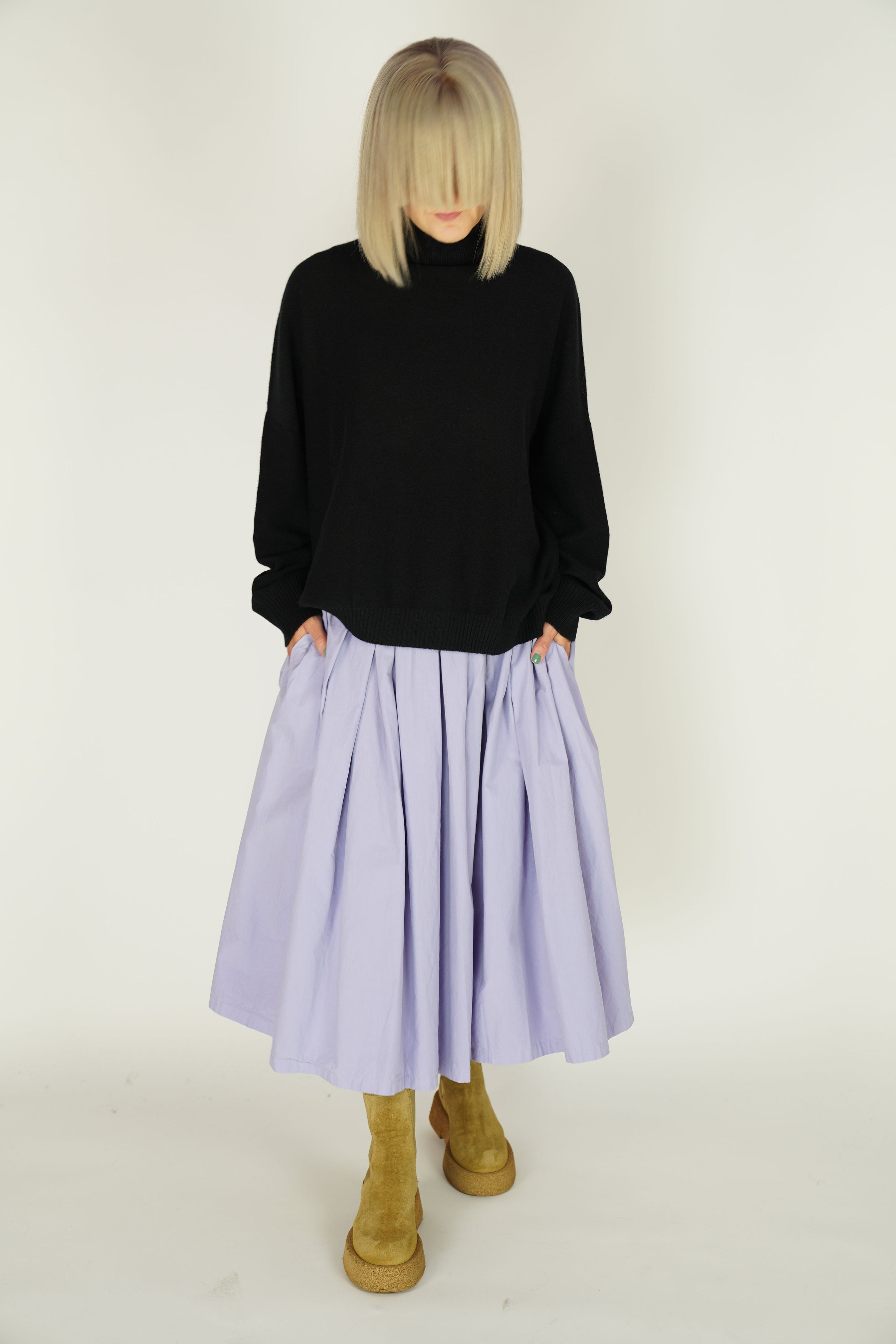 skirt plis yizic galactic