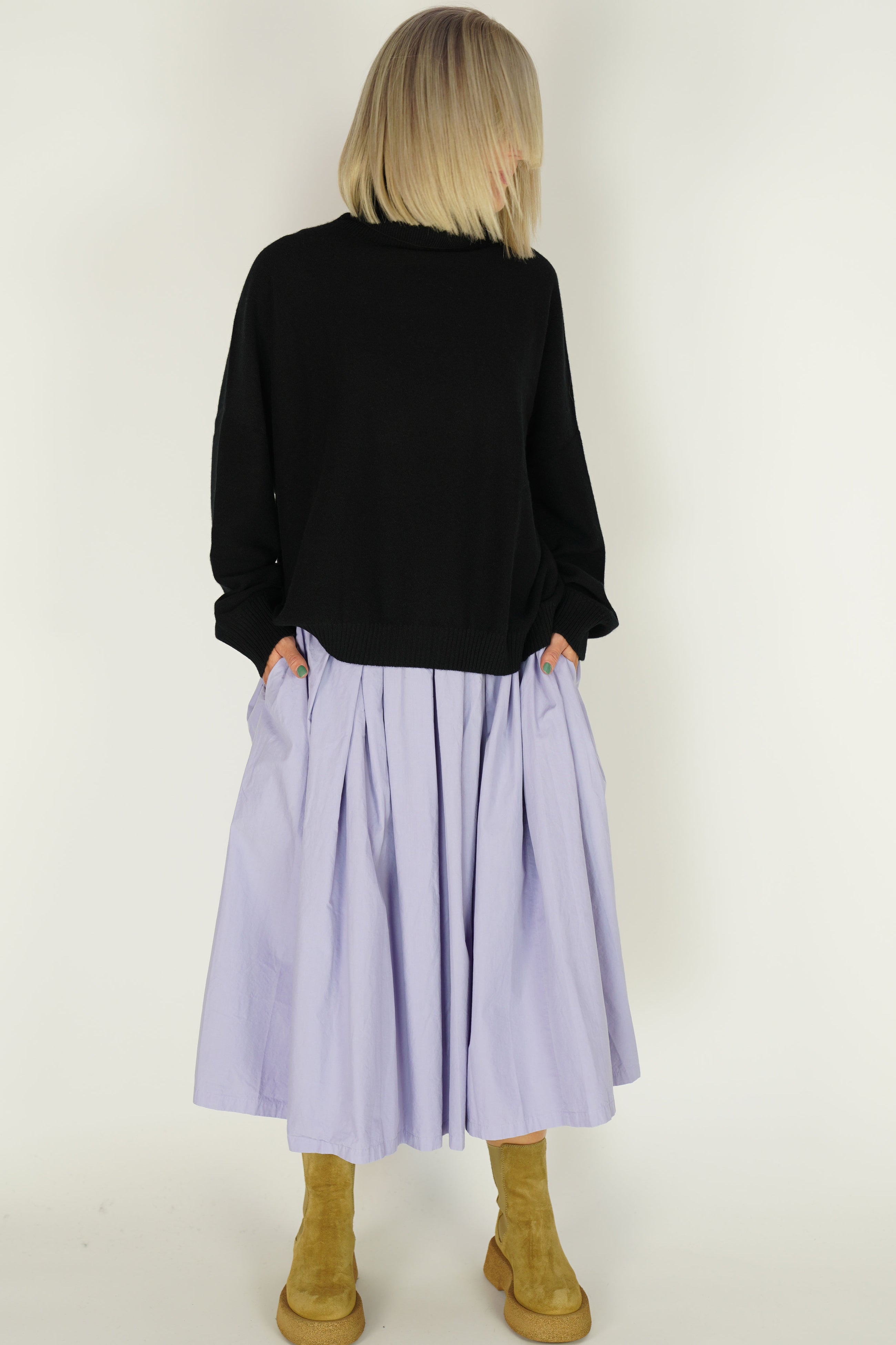 skirt plis yizic galactic