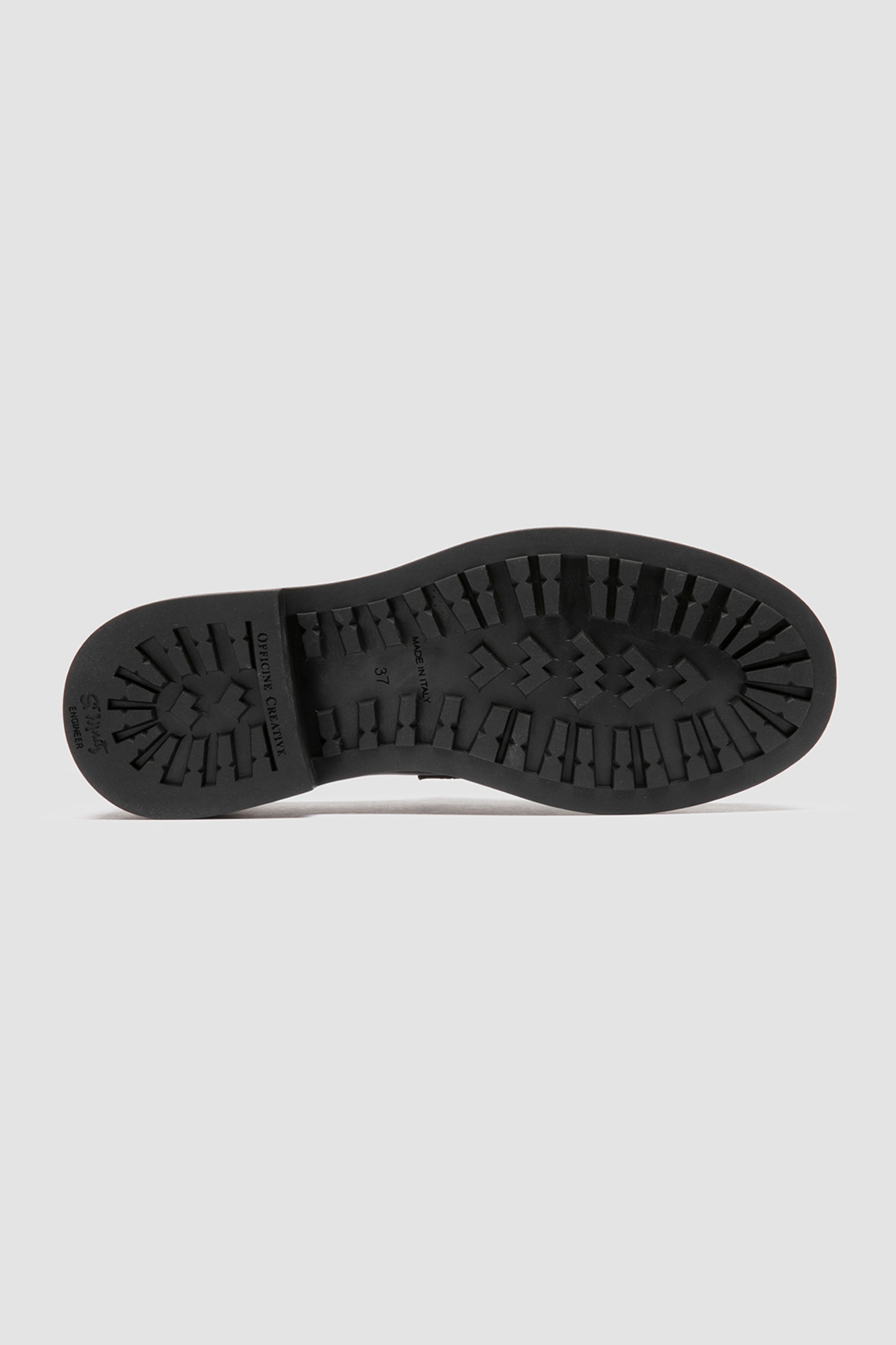 engineer 102 derby shoes black leather