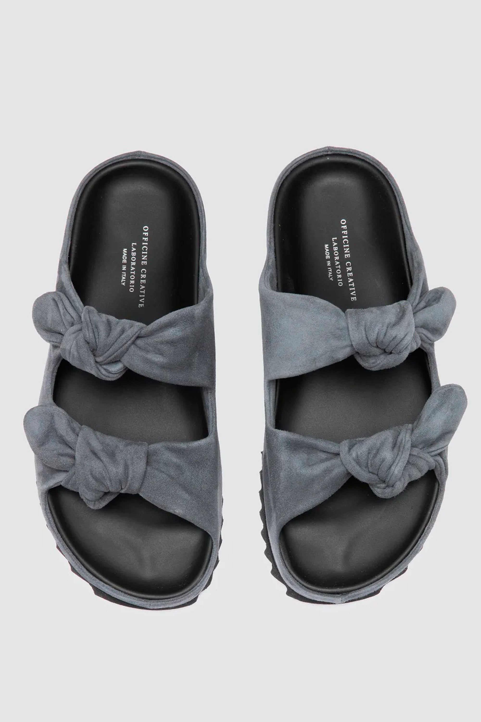 pelagie 021 suede slide sandals rooster cenere