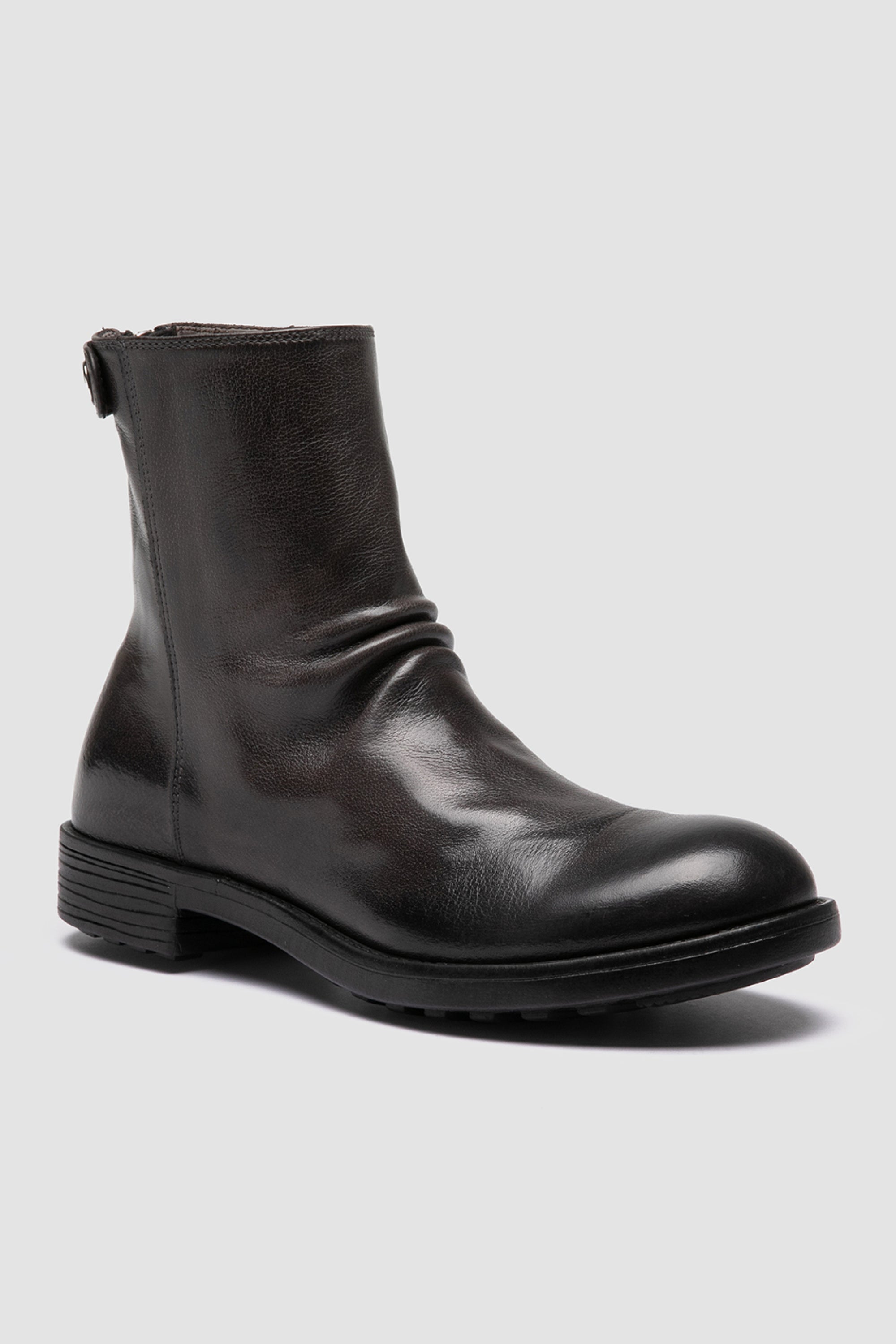 sergeant 104 zip leather boots magnete