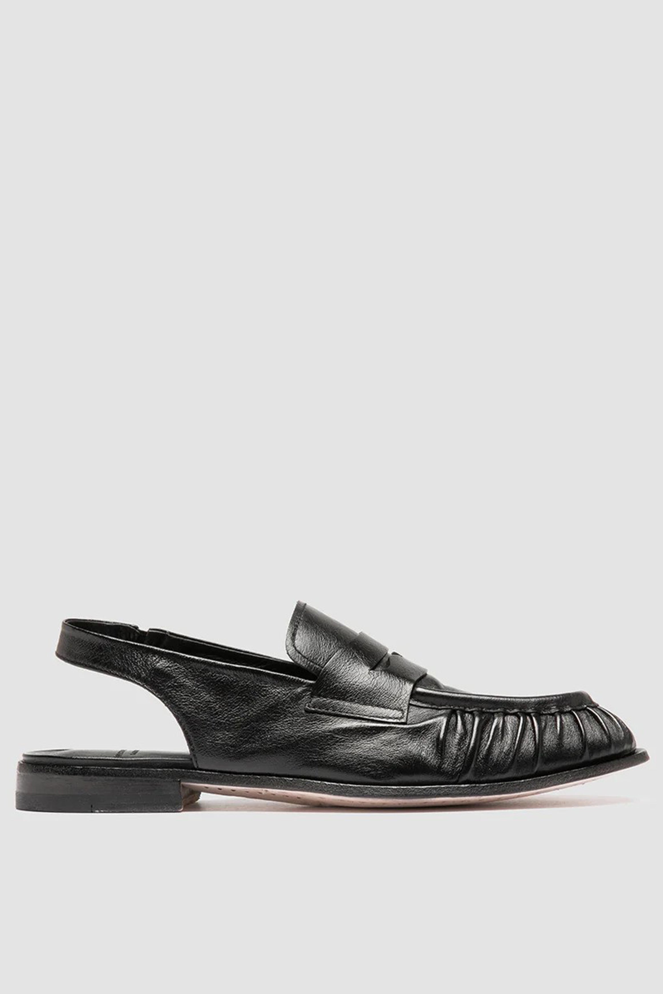 solitude 102 slingback sandals leather black