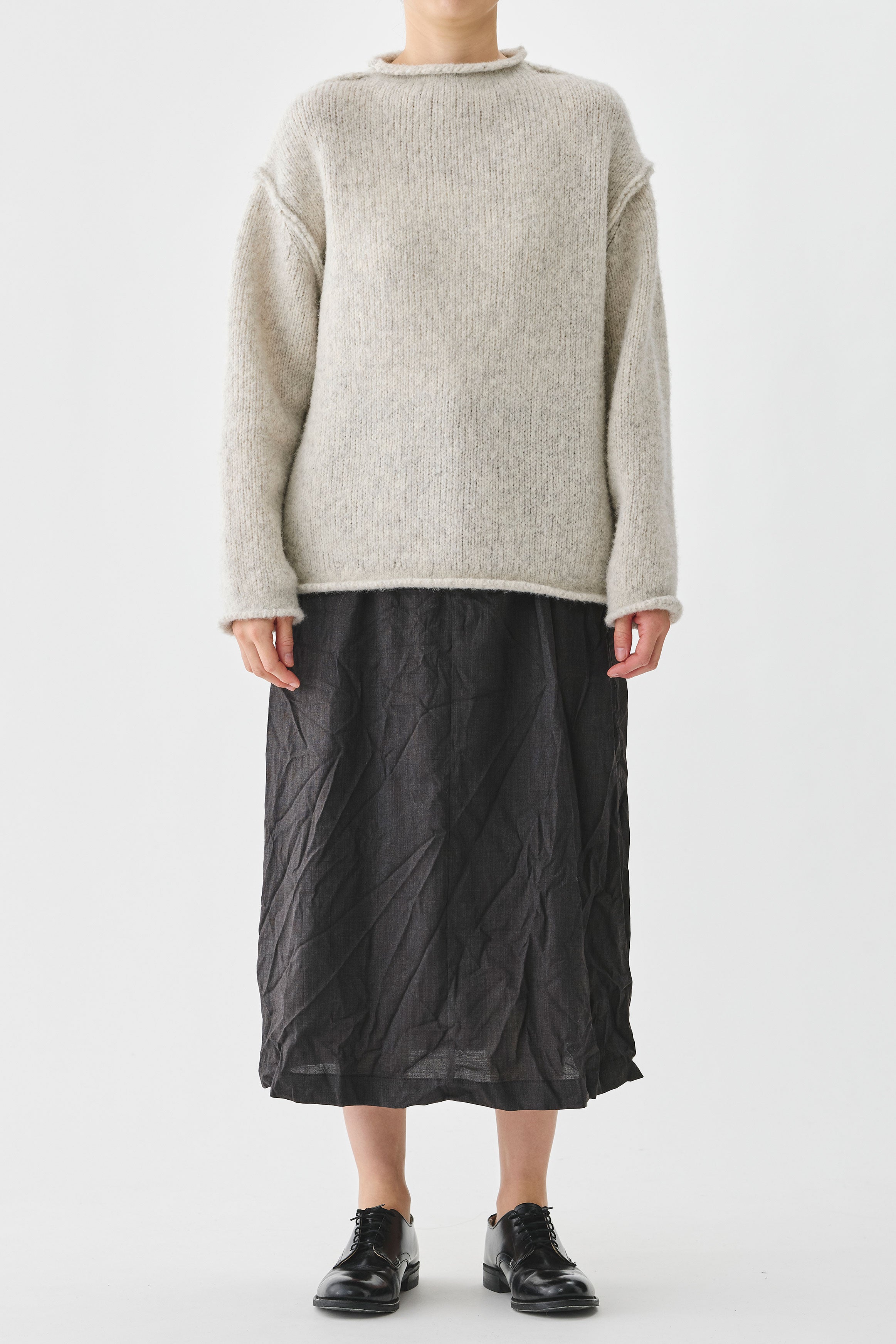 woolen knit natural
