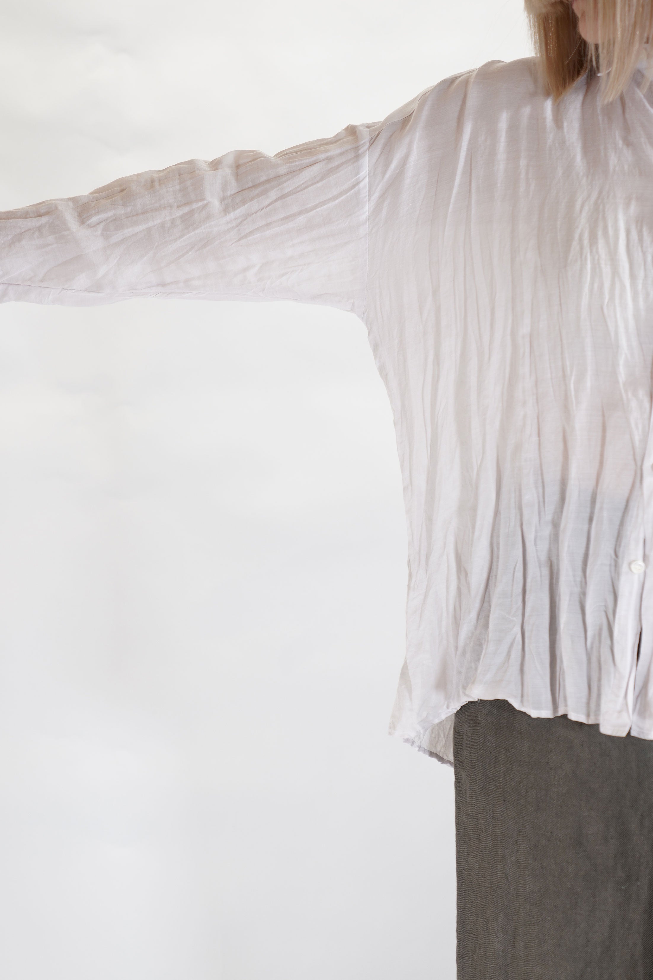 botanical dye blouse pink