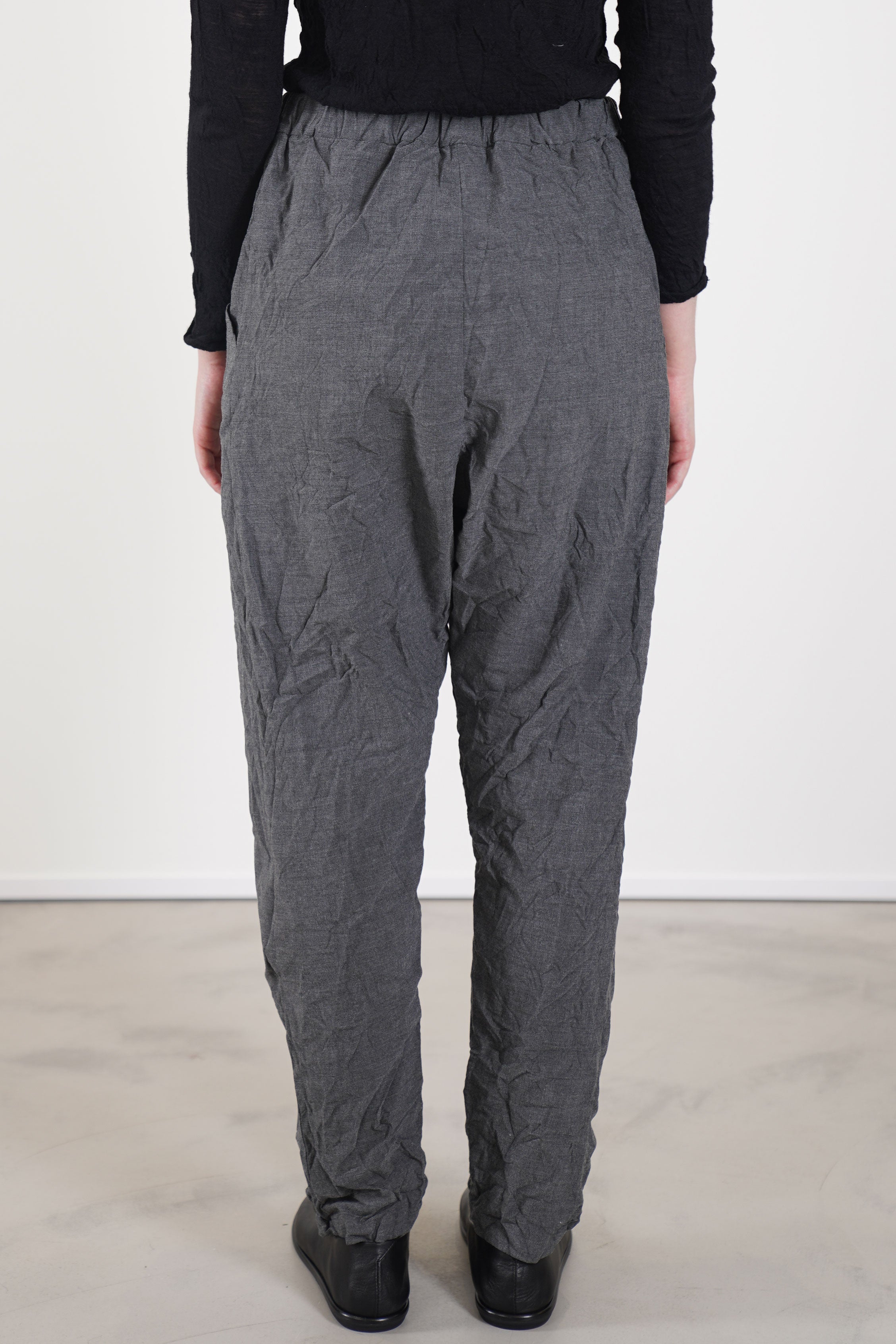 stretch easy pants dark grey