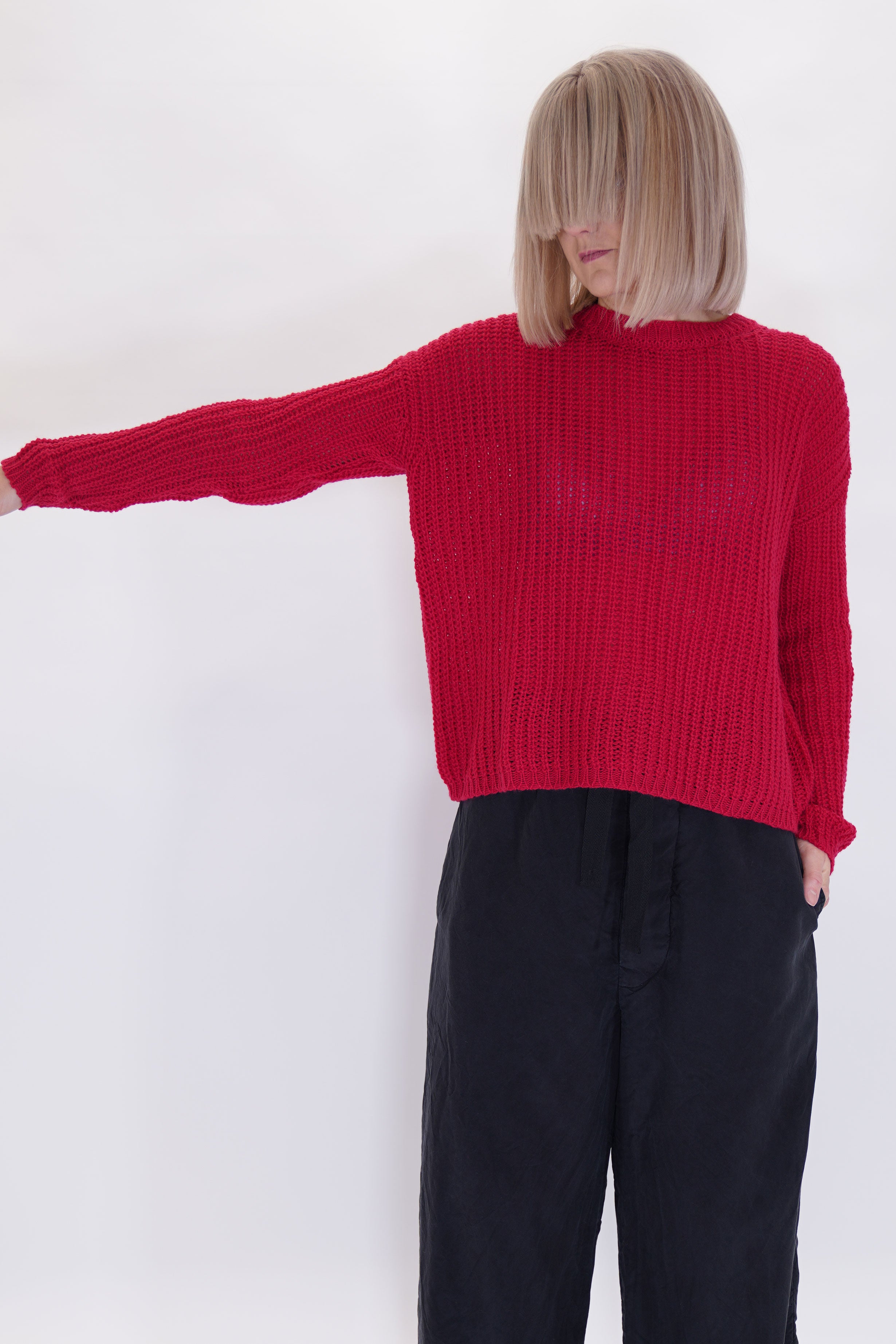 cashmere knit sweater dark kiss*