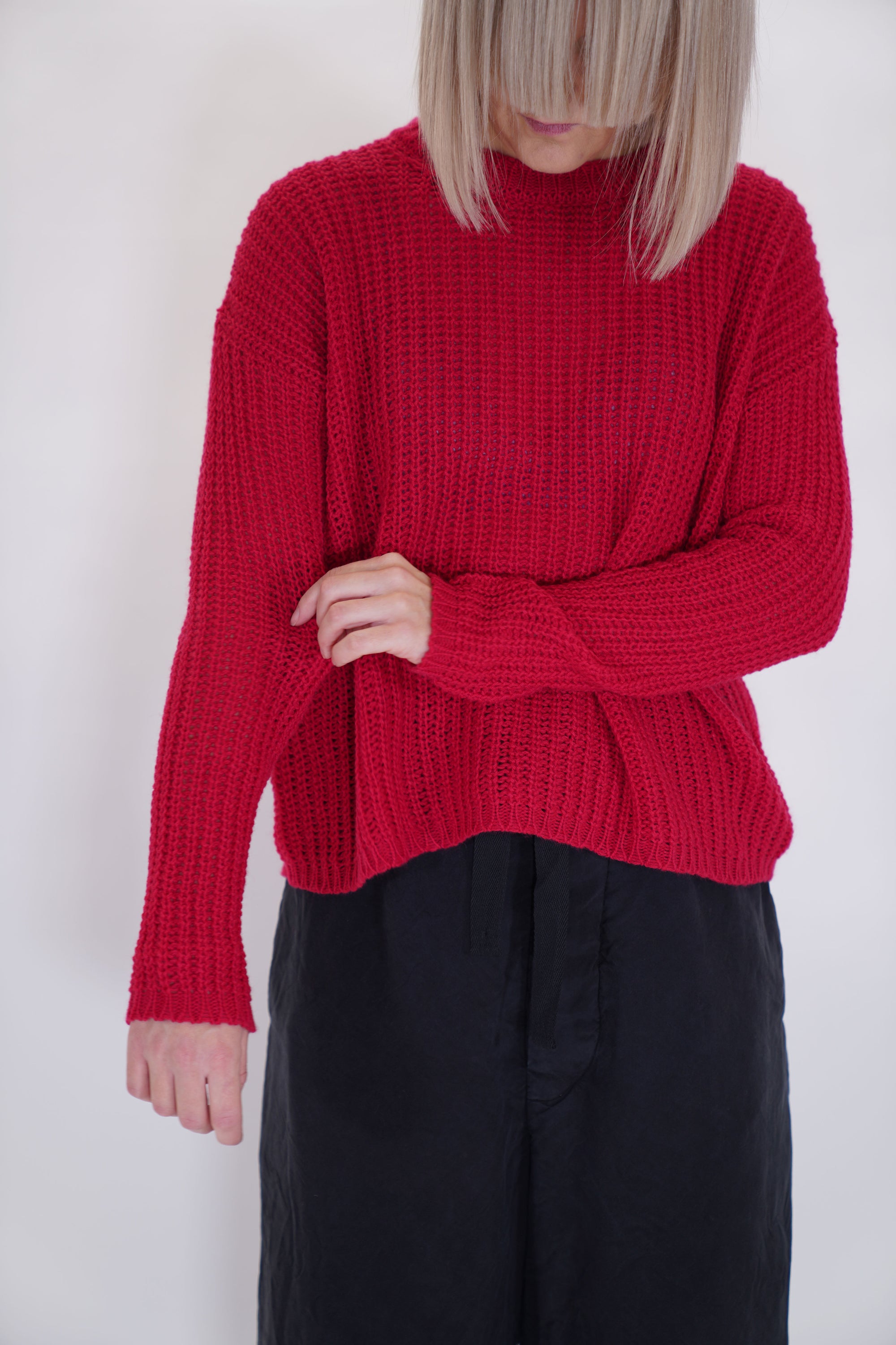 cashmere knit sweater dark kiss*