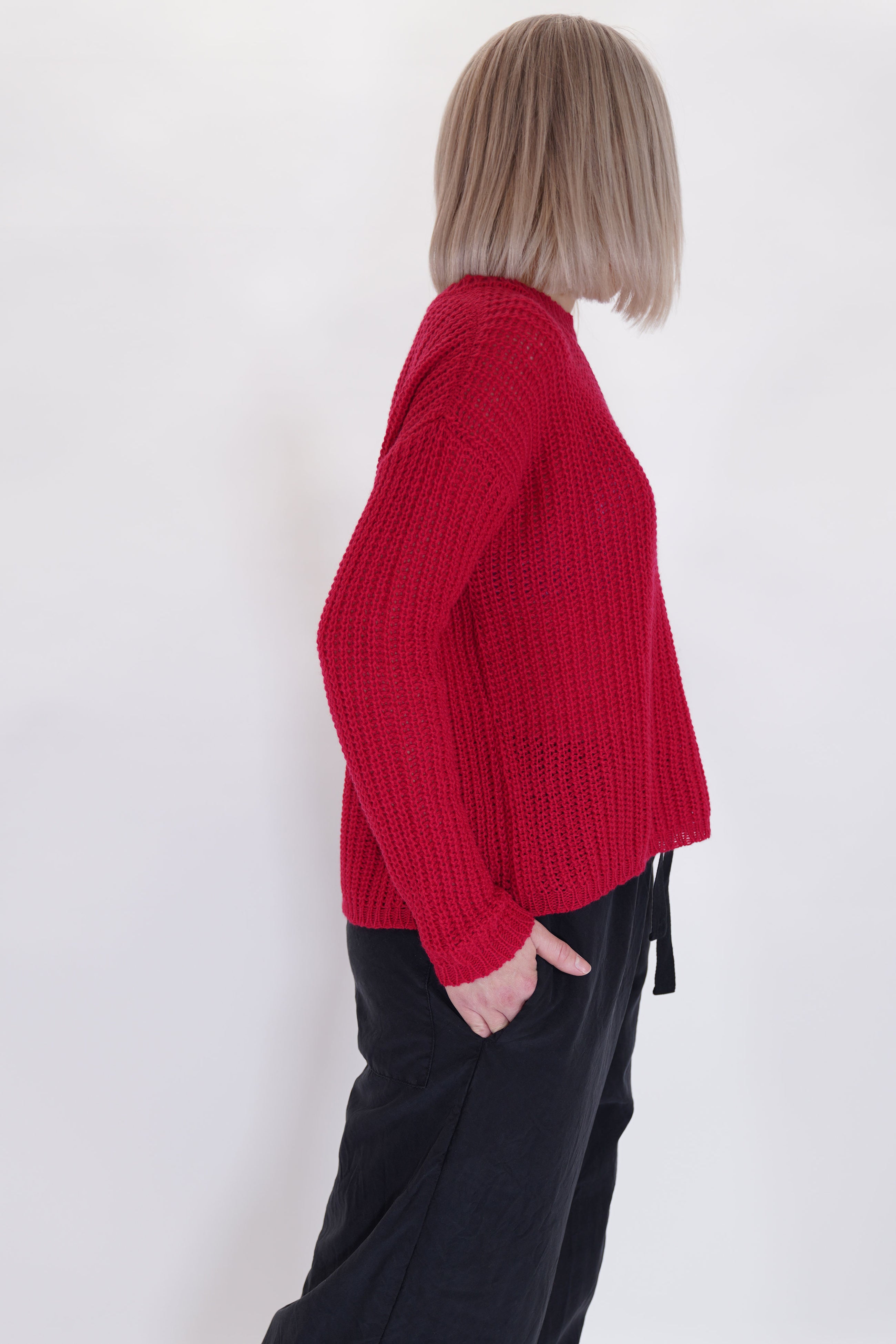 cashmere knit sweater dark kiss*