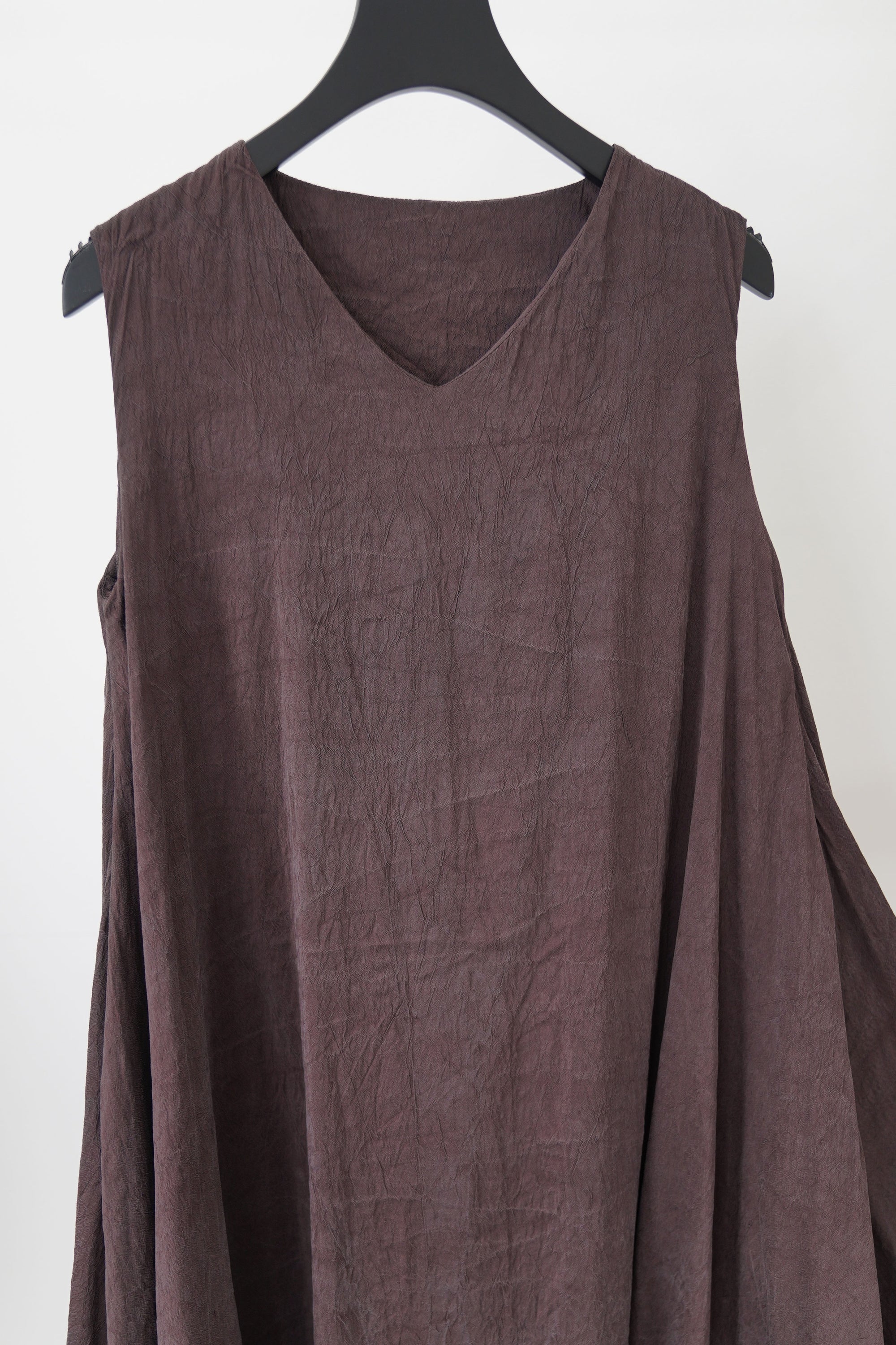 dress o dupion silk brown