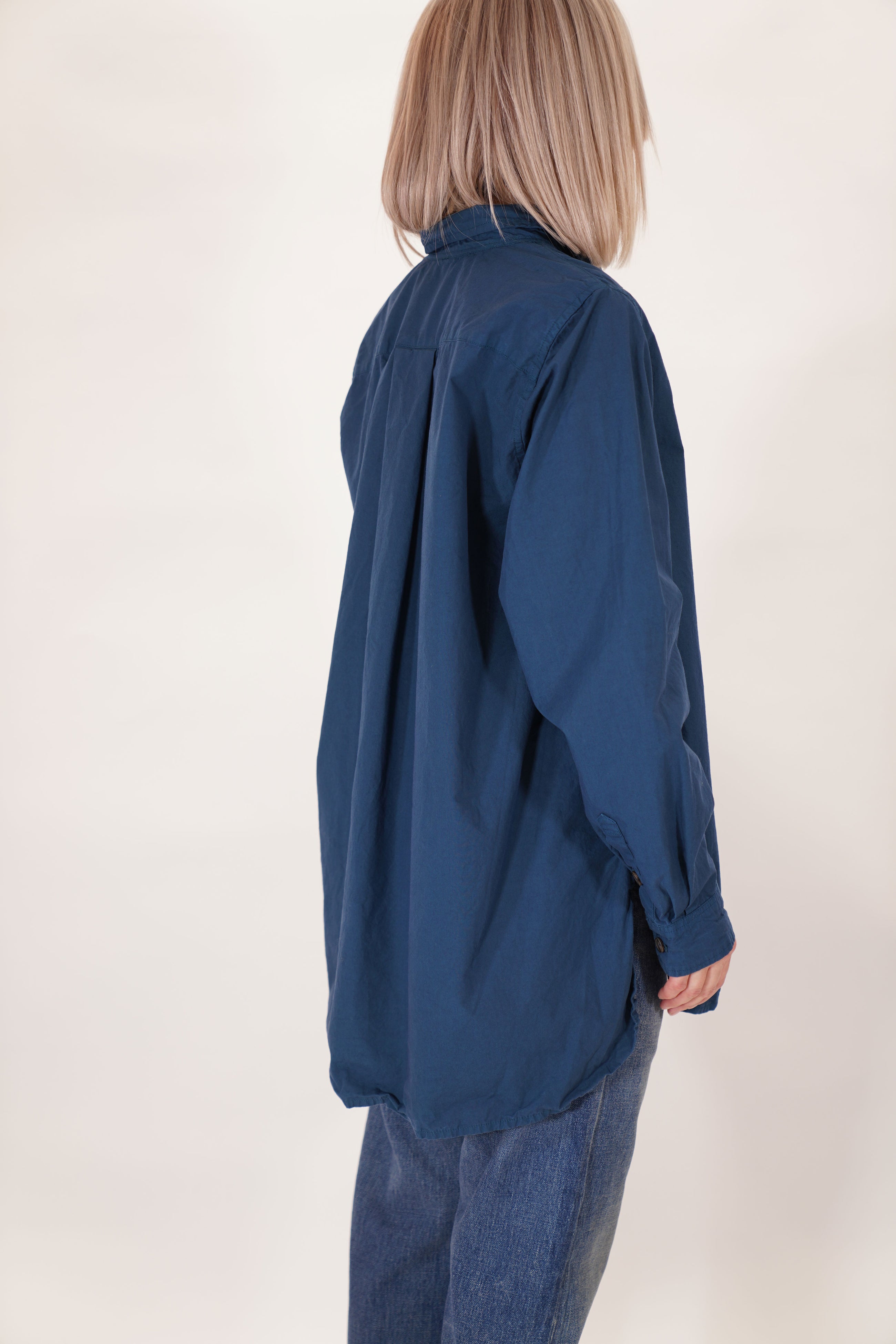 pull over shirt soft cotton teal