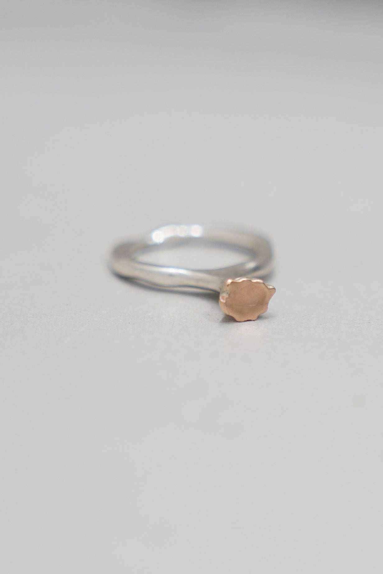 shiran ring silver pink gold
