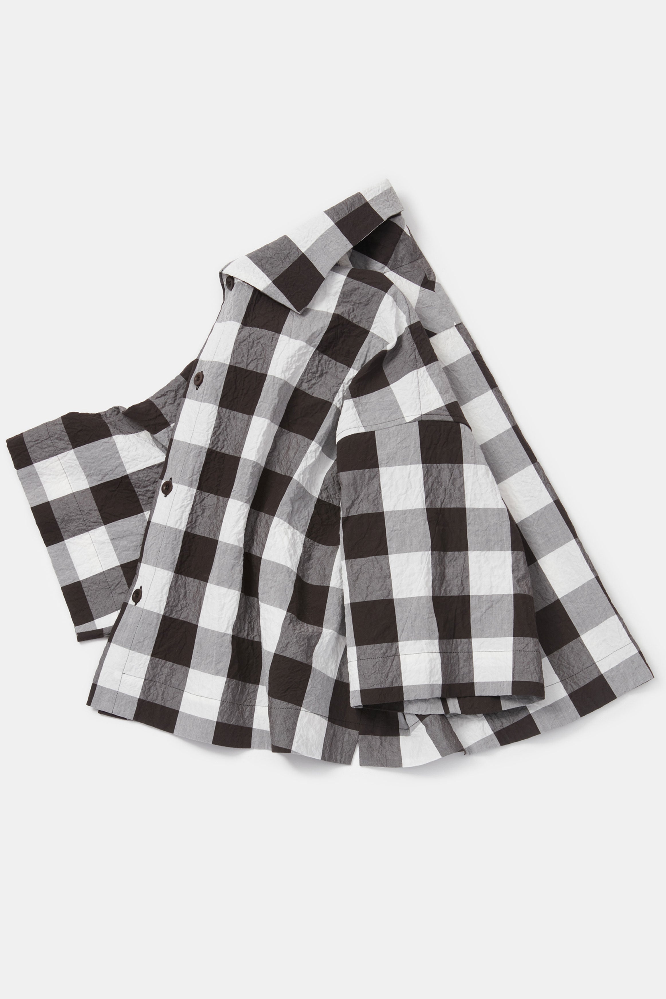 camper shirt tablecloth gingham coffee