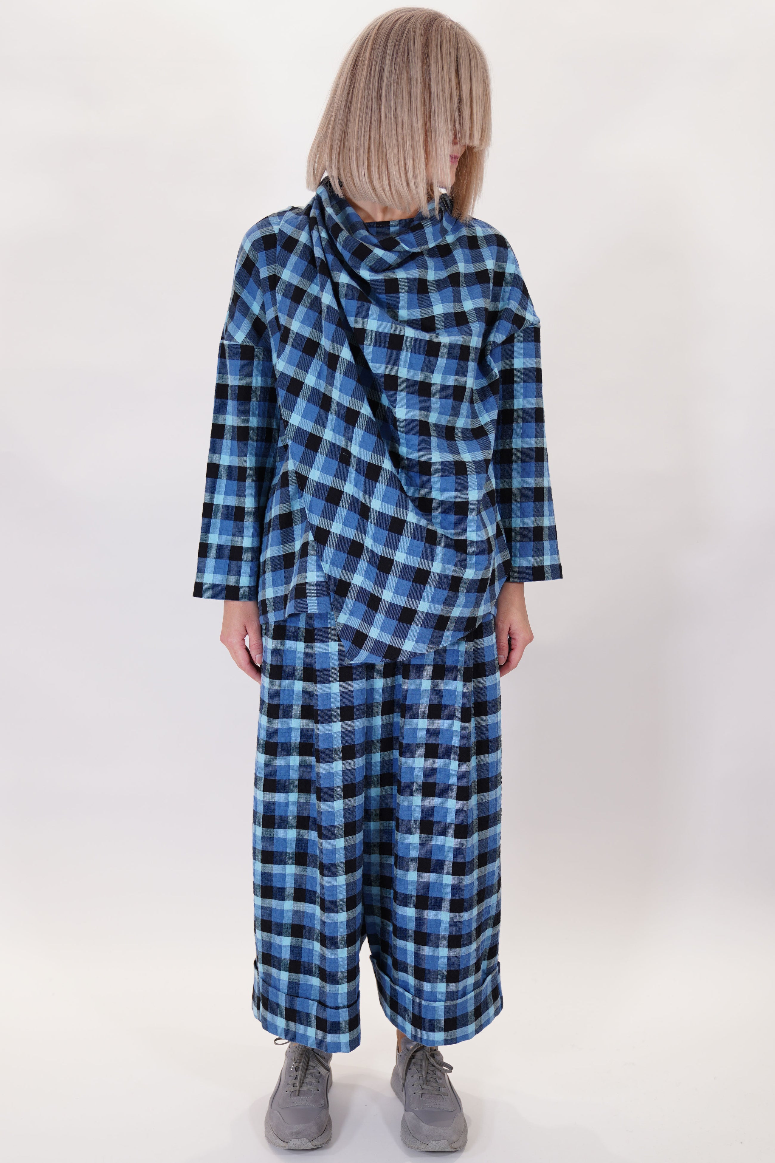 crofter top flannel arctic mix