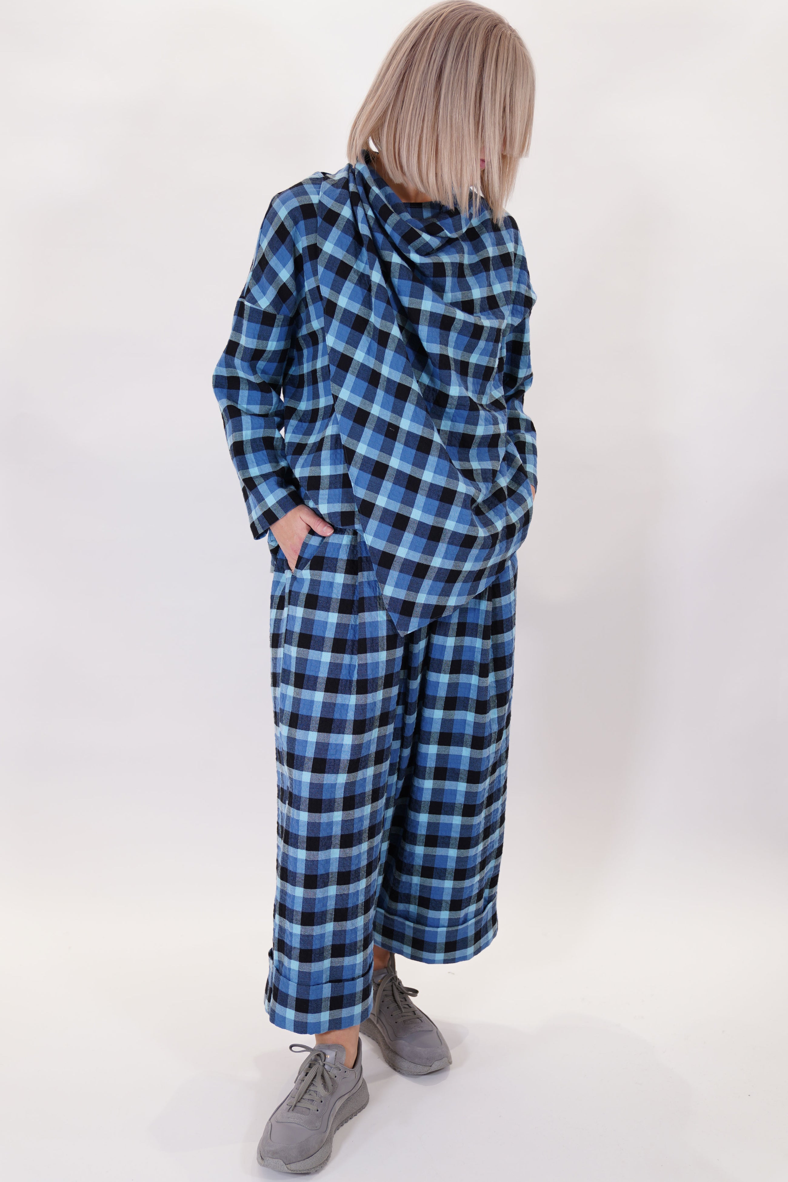 crofter top flannel arctic mix