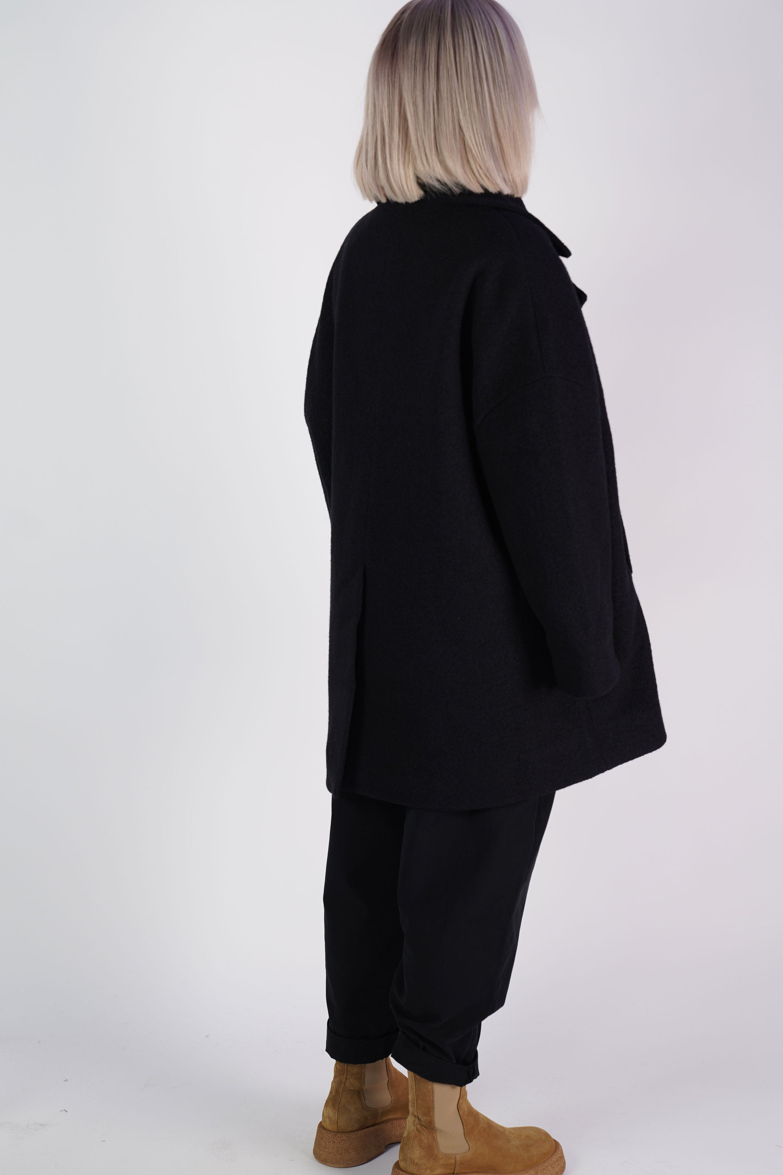 logger coat wool flint