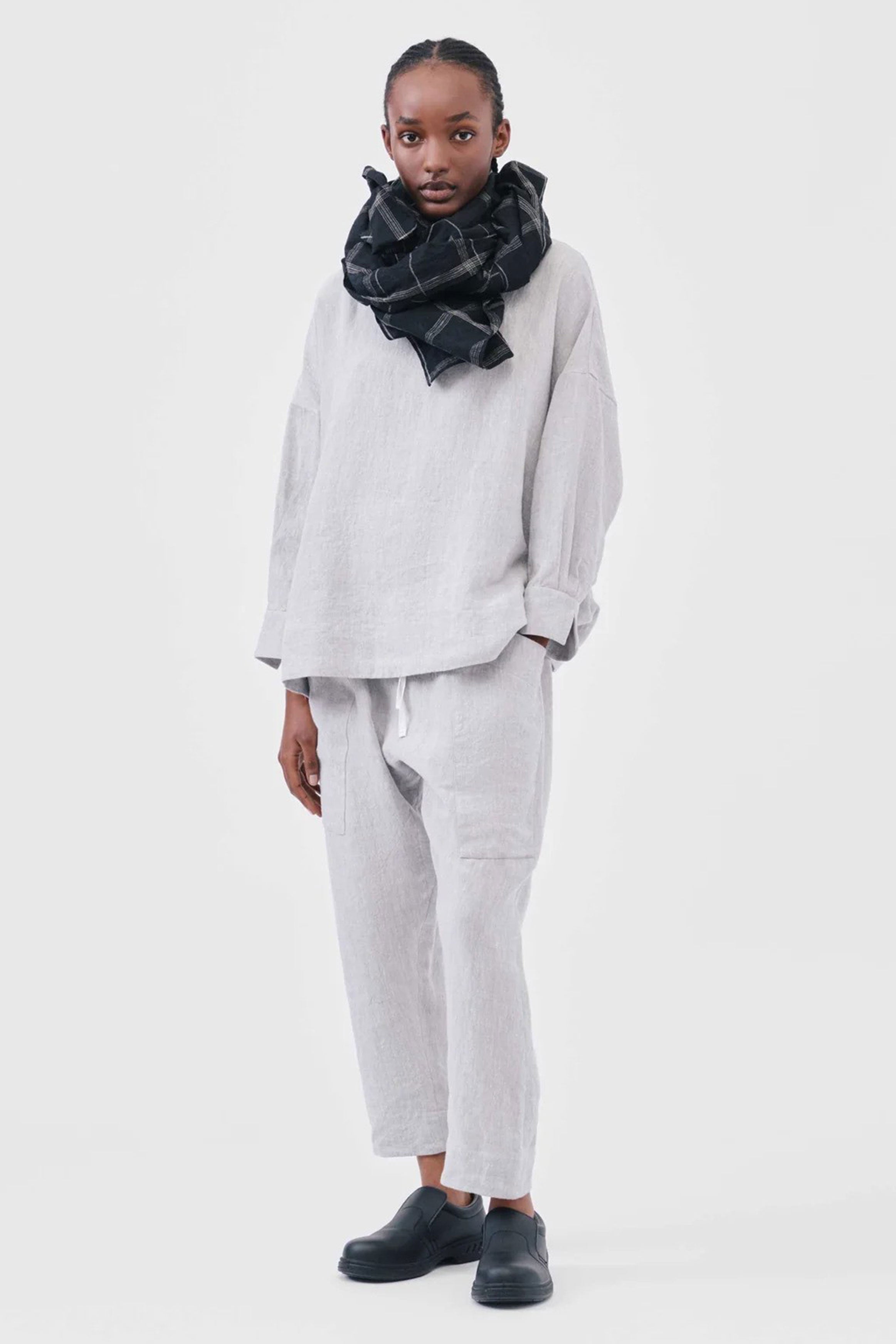 sieve maker top laundered linen zinc