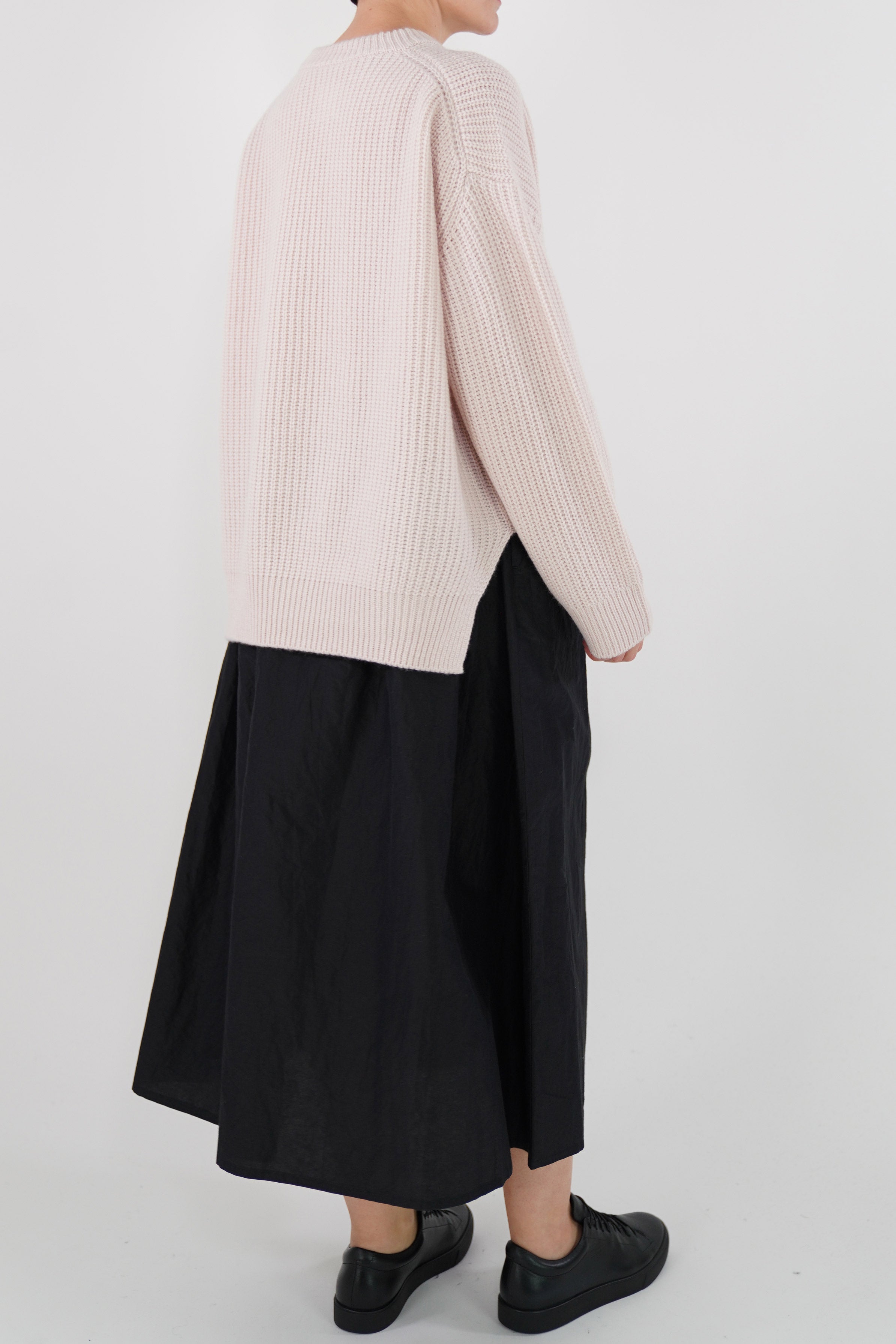 vm39xk01 fine cashmere big pullover white peach