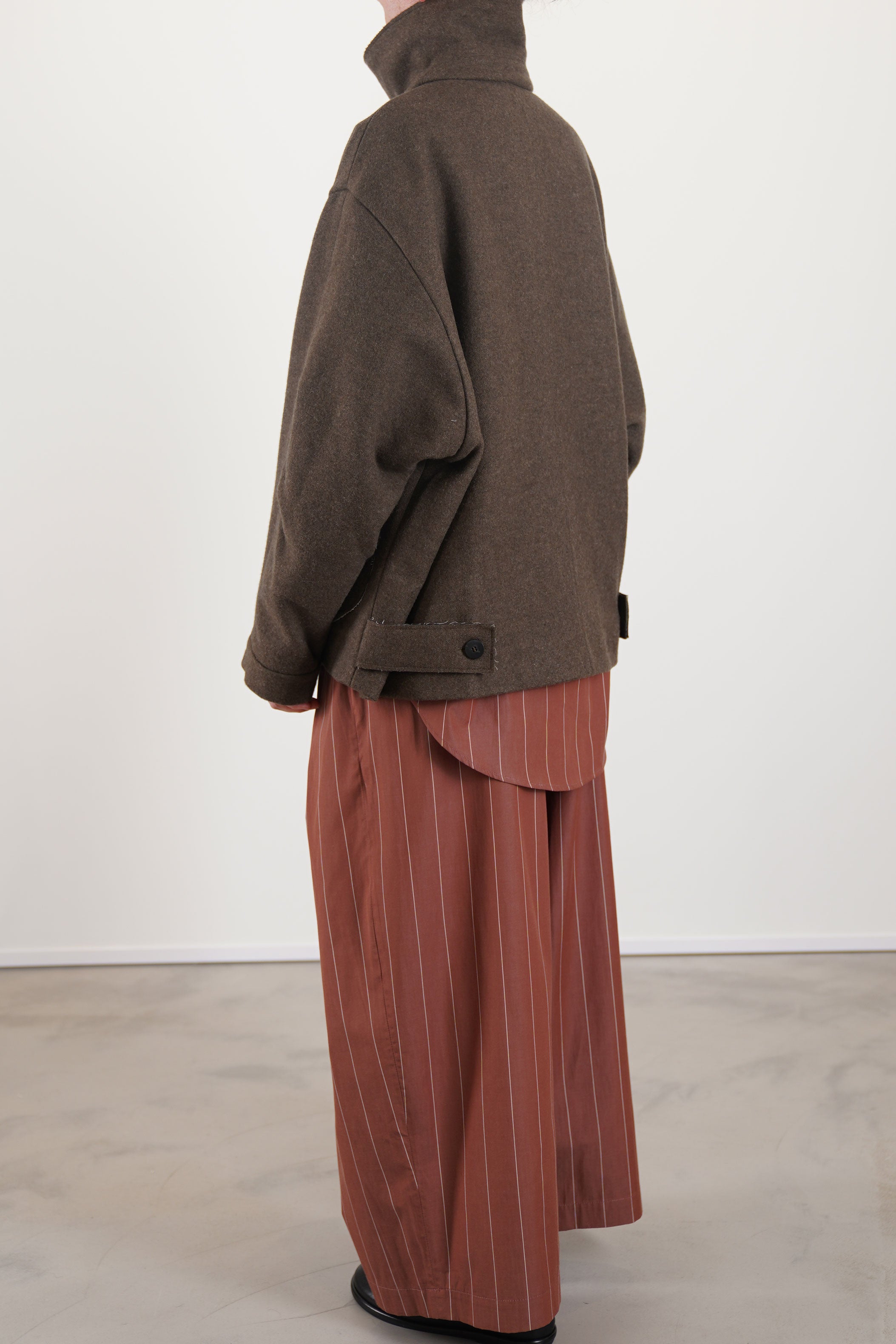 wd-112-br langhaus jacket woolen bracken