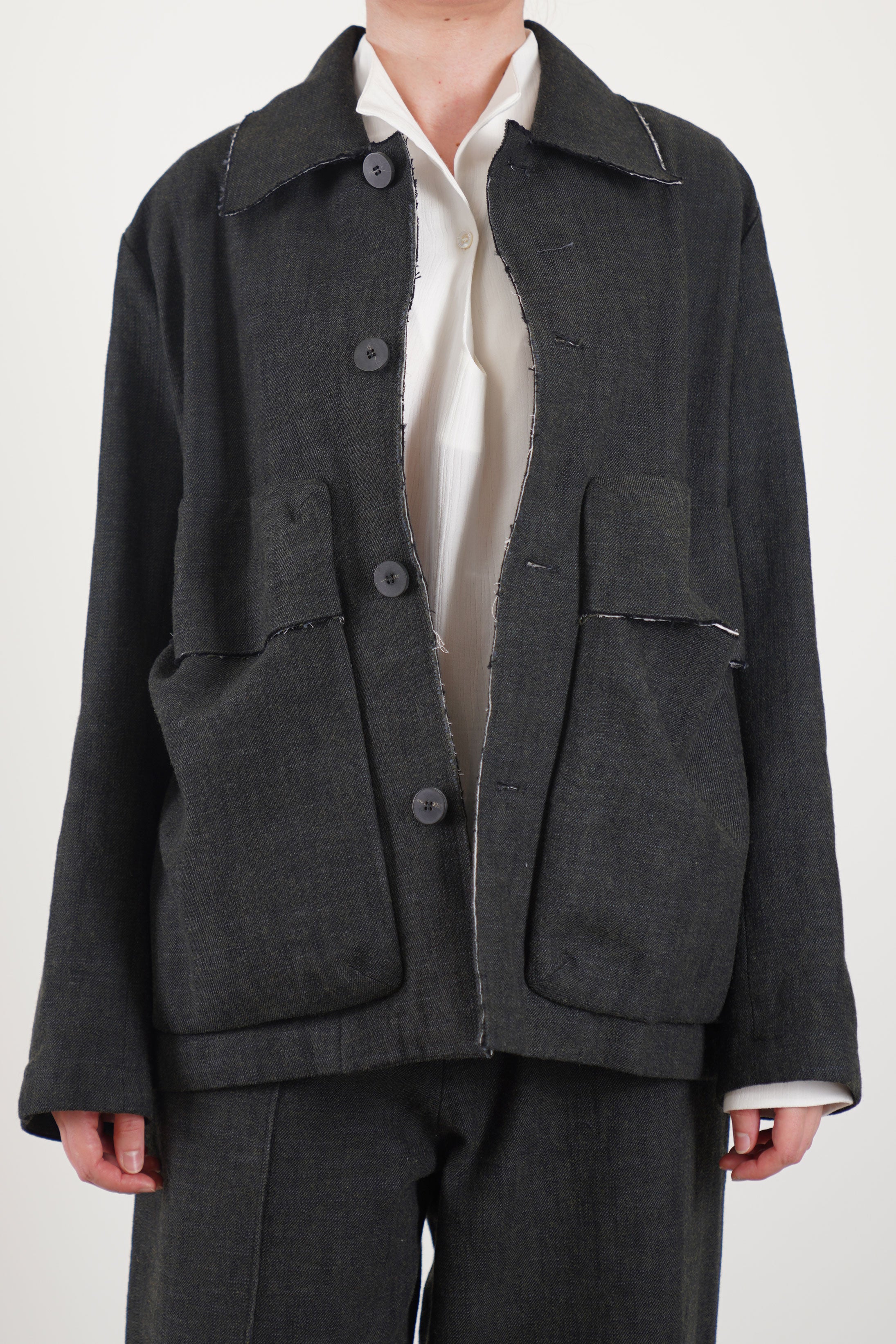 wd-118-ag beuys pocket jacket algae green