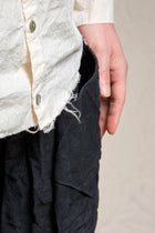 unisex collar short lwr natural