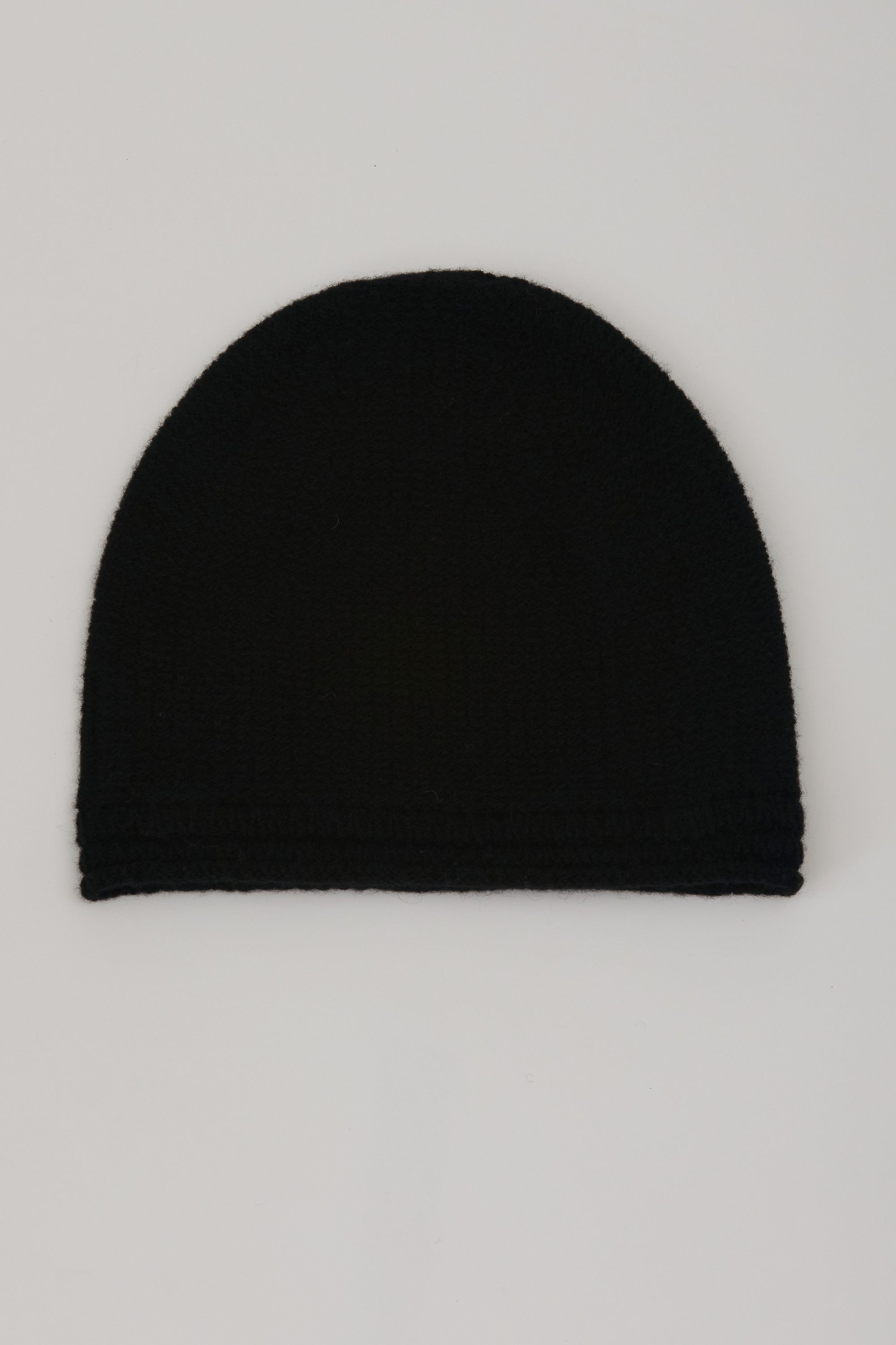 knit beanie wool cashmere black