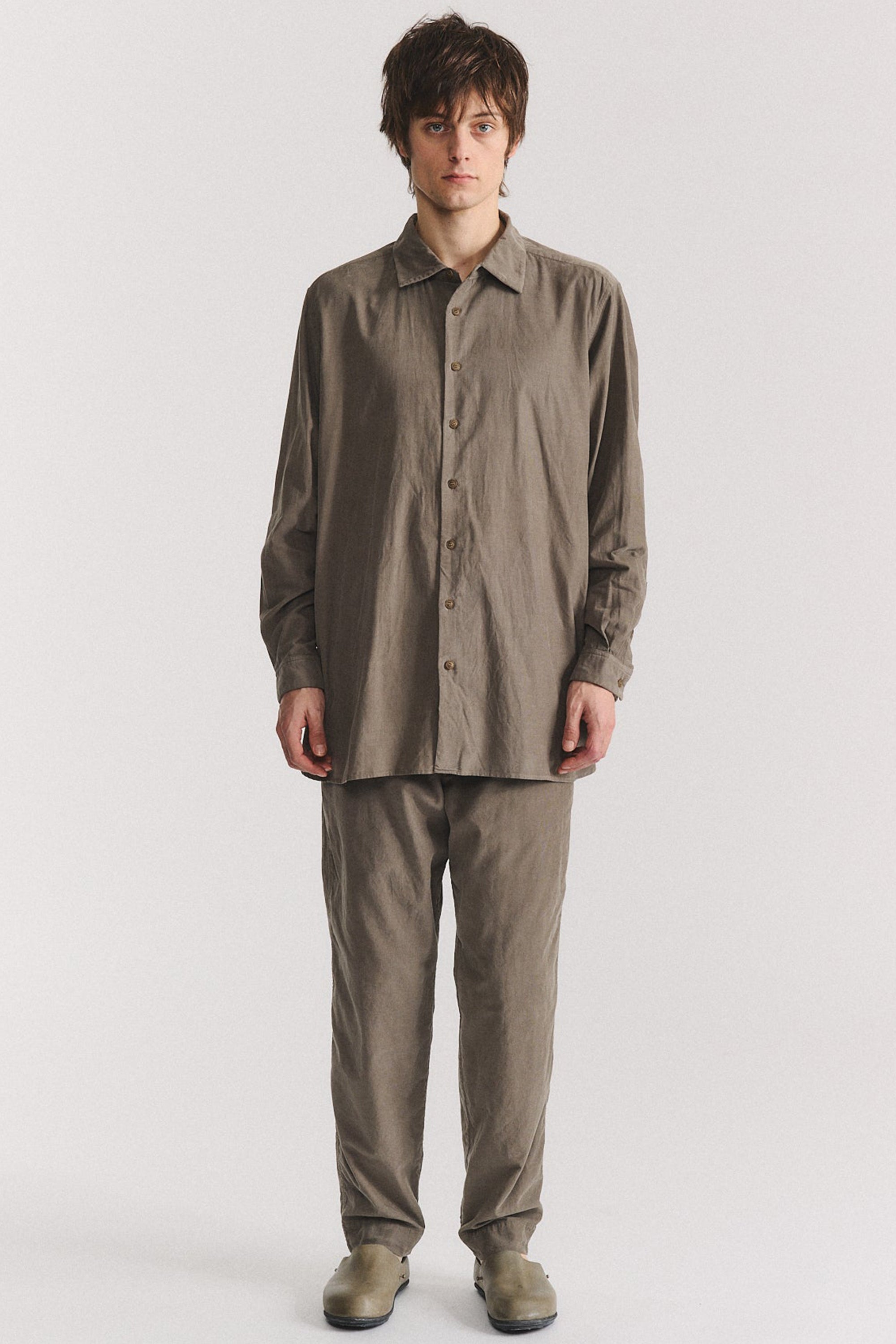 ikla shirt pin cord light khaki