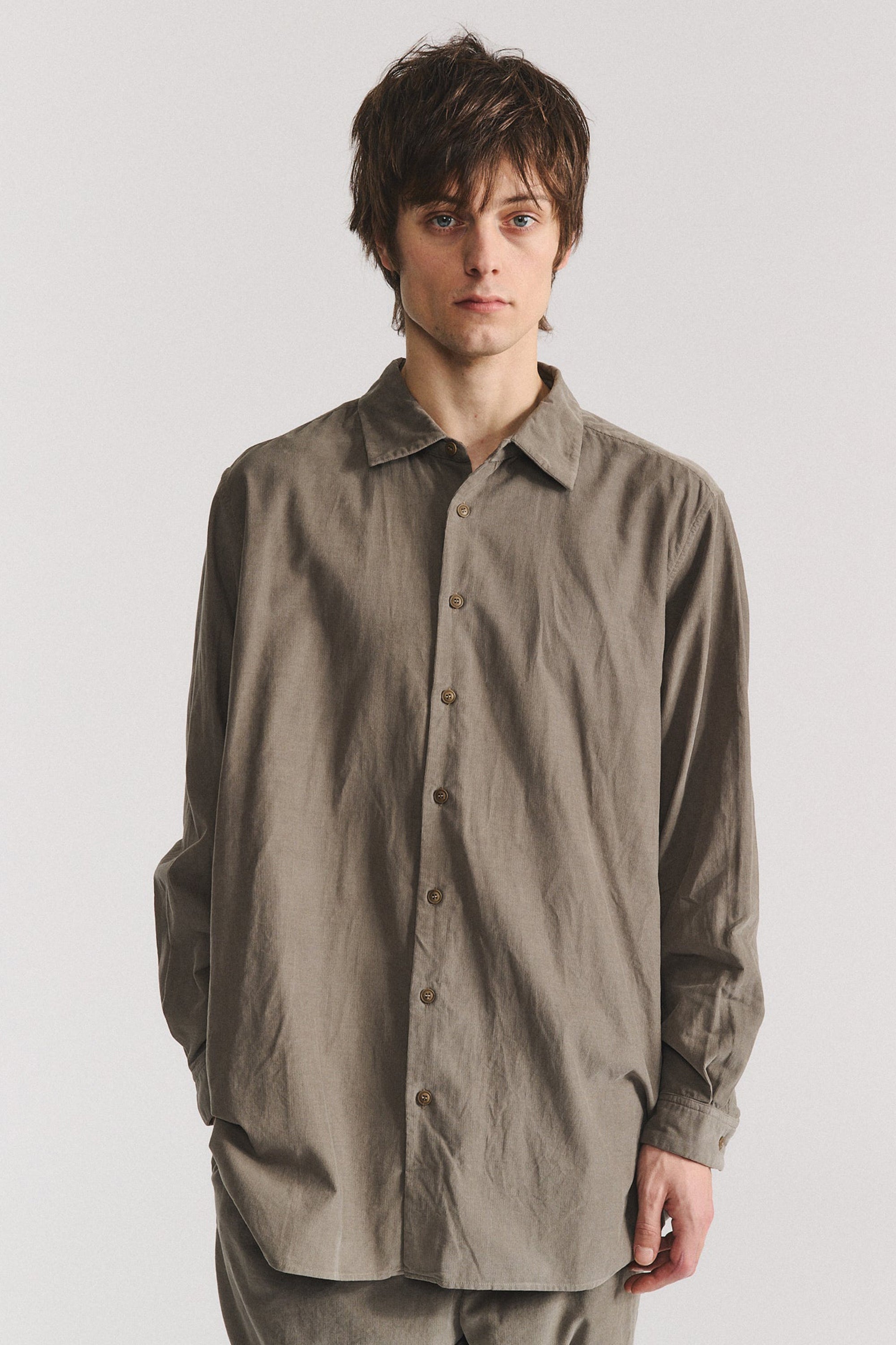 ikla shirt pin cord light khaki