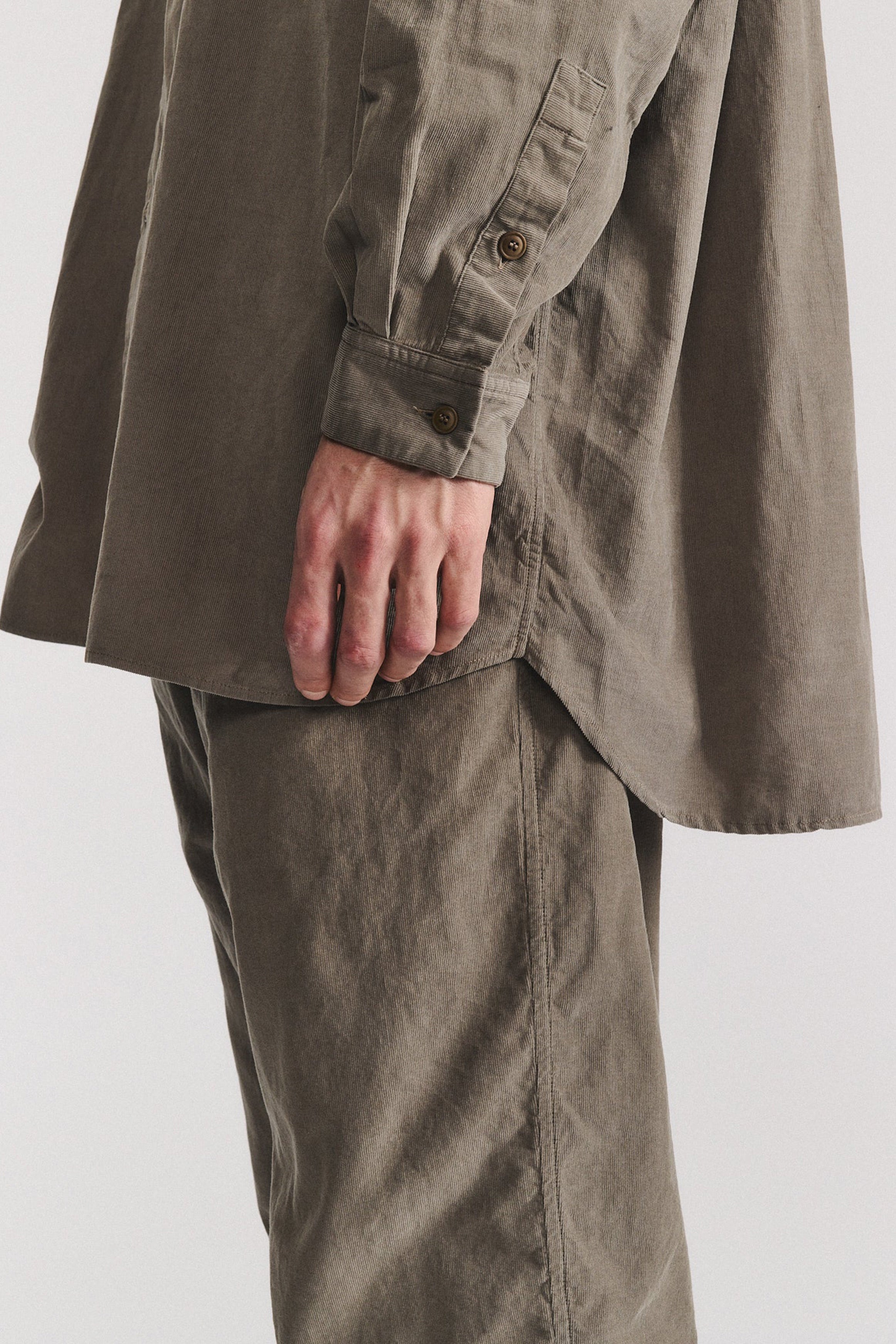 ikla shirt pin cord light khaki