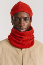 neck gaiter wool sangerine