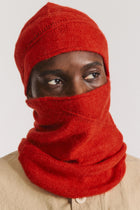 neck gaiter wool sangerine