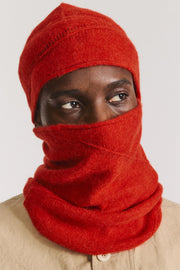 neck gaiter wool sangerine