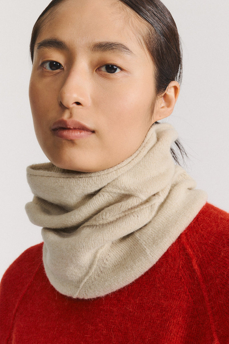 neck gaiter wool puffy