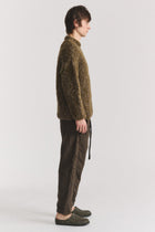 wei jumper wool grey/dark green
