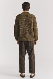 wei jumper wool grey/dark green