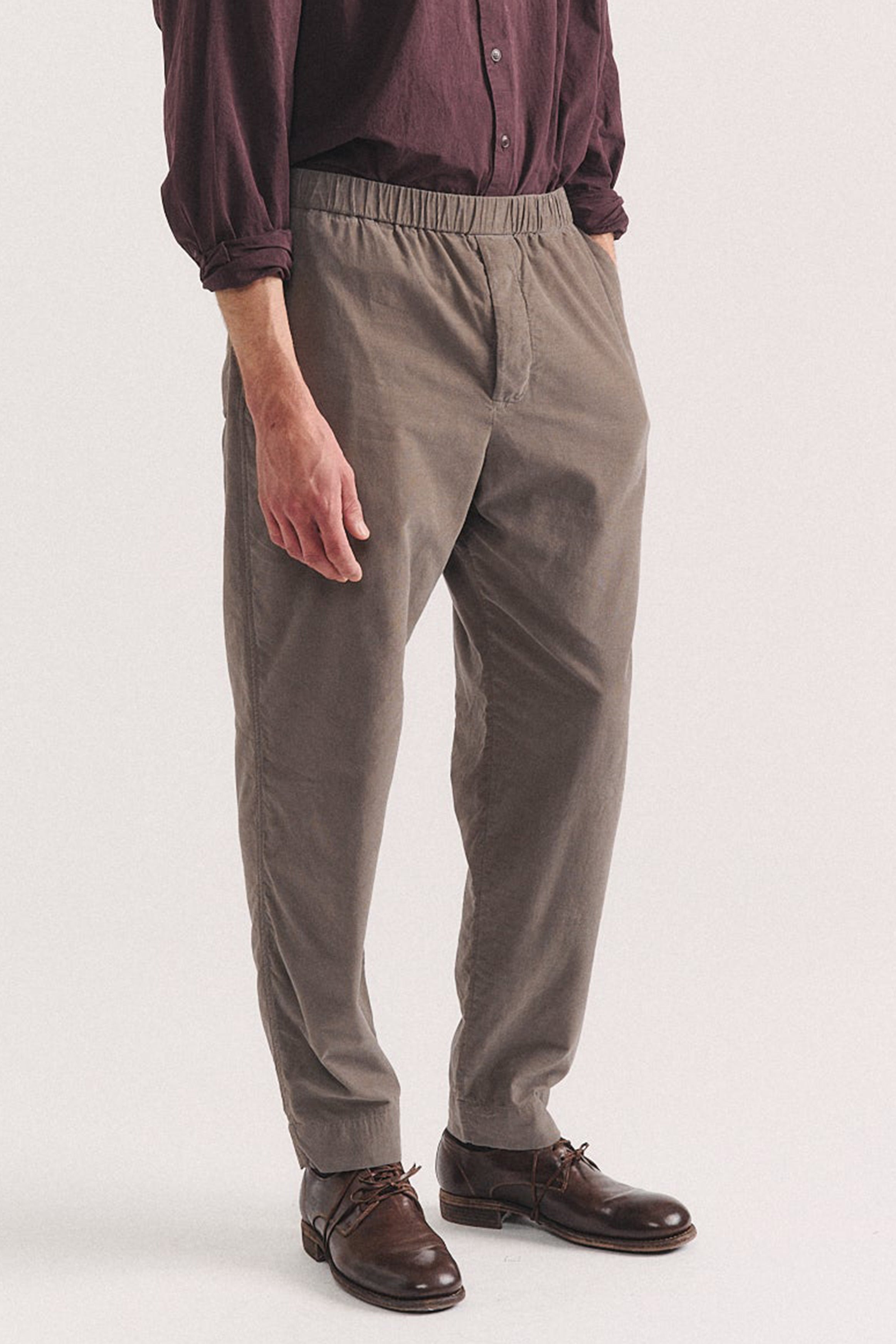 jog ah pant pin cord light khaki