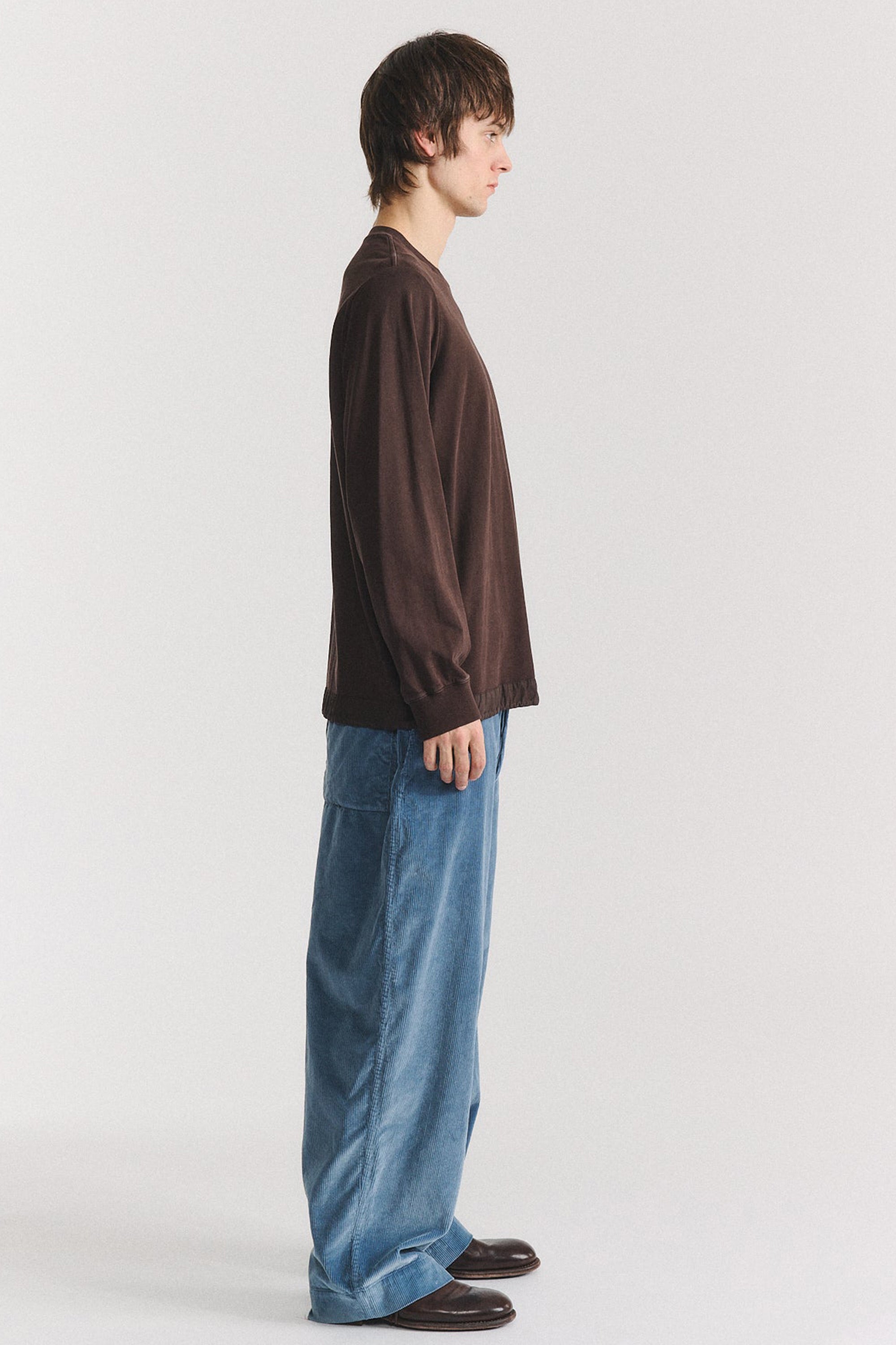 felix long sleeve t-shirt dark brown