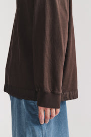 felix long sleeve t-shirt dark brown