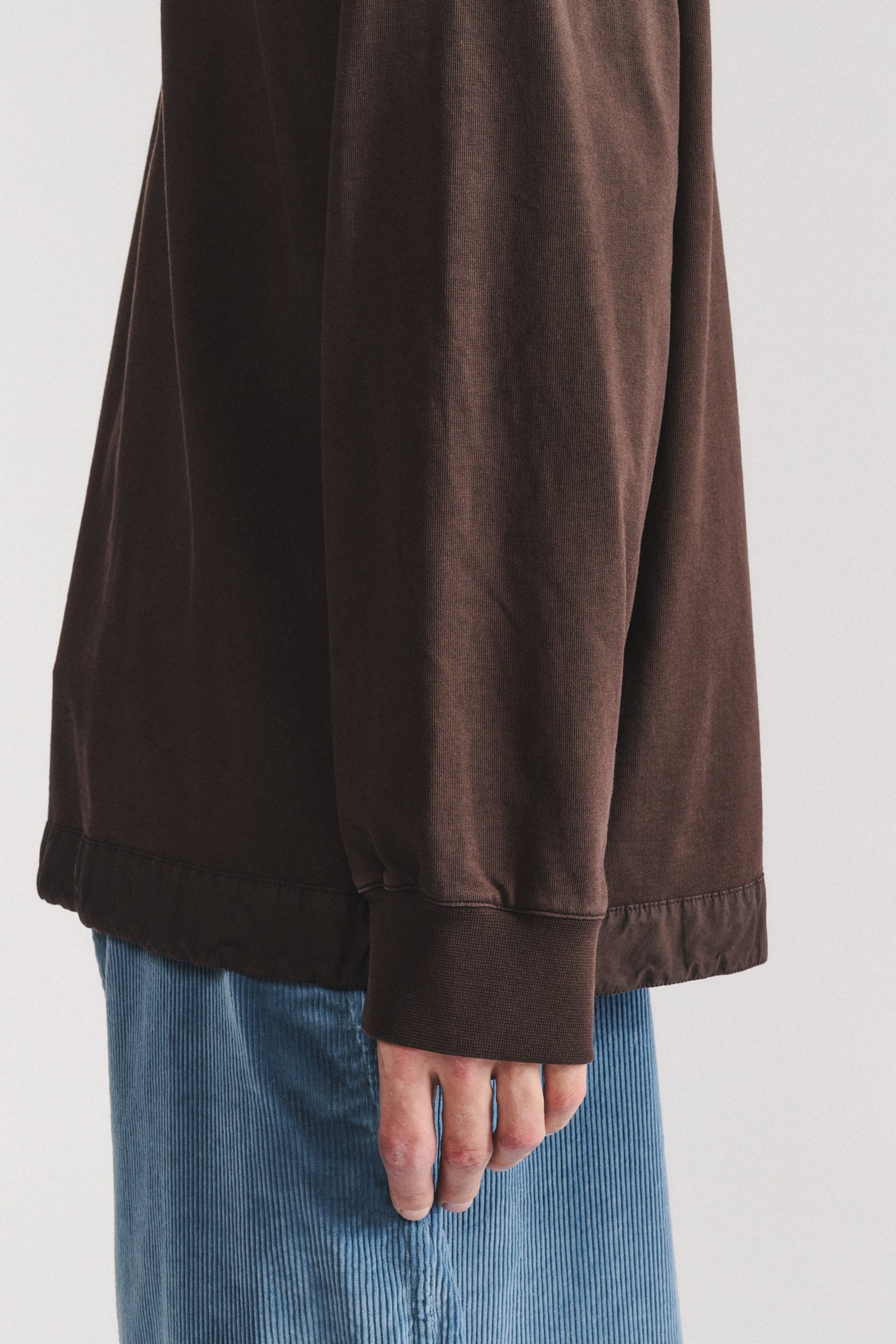 felix long sleeve t-shirt dark brown