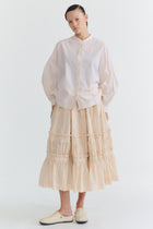 biggy grandad shirt h cotton natural