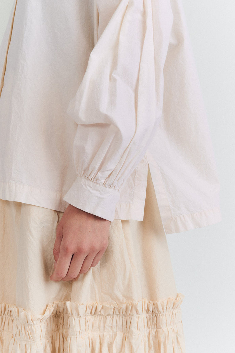 biggy grandad shirt h cotton natural