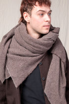 cashmere foulard ws marron glace