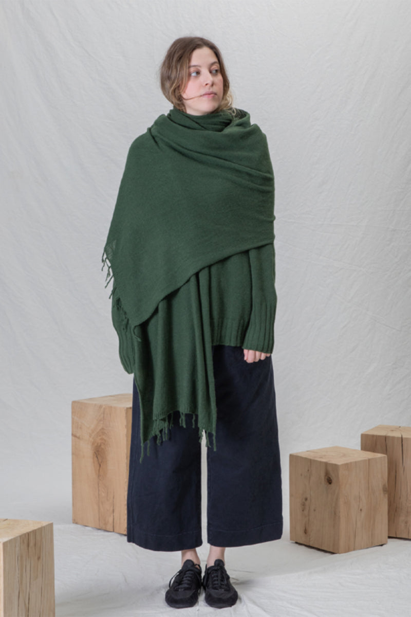 scarf sciarpa frange ws cashmere forest