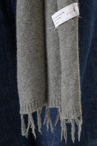 scarf sciarpa frange ws cashmere taupe