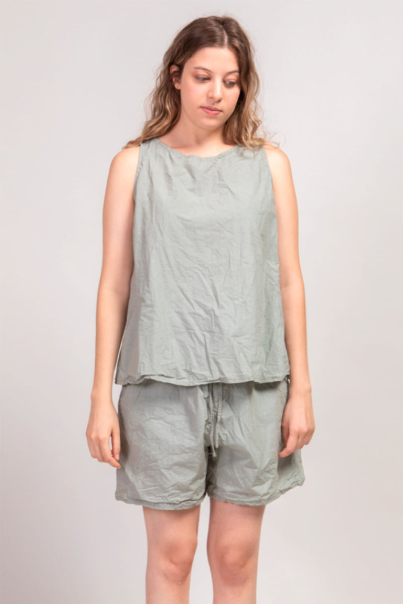 sleeveless top tc grape