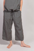 wide & short trousers tc black