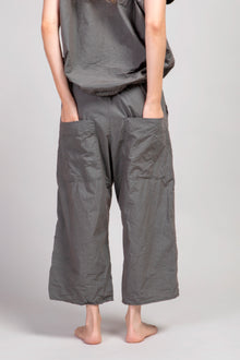 wide & short trousers tc black